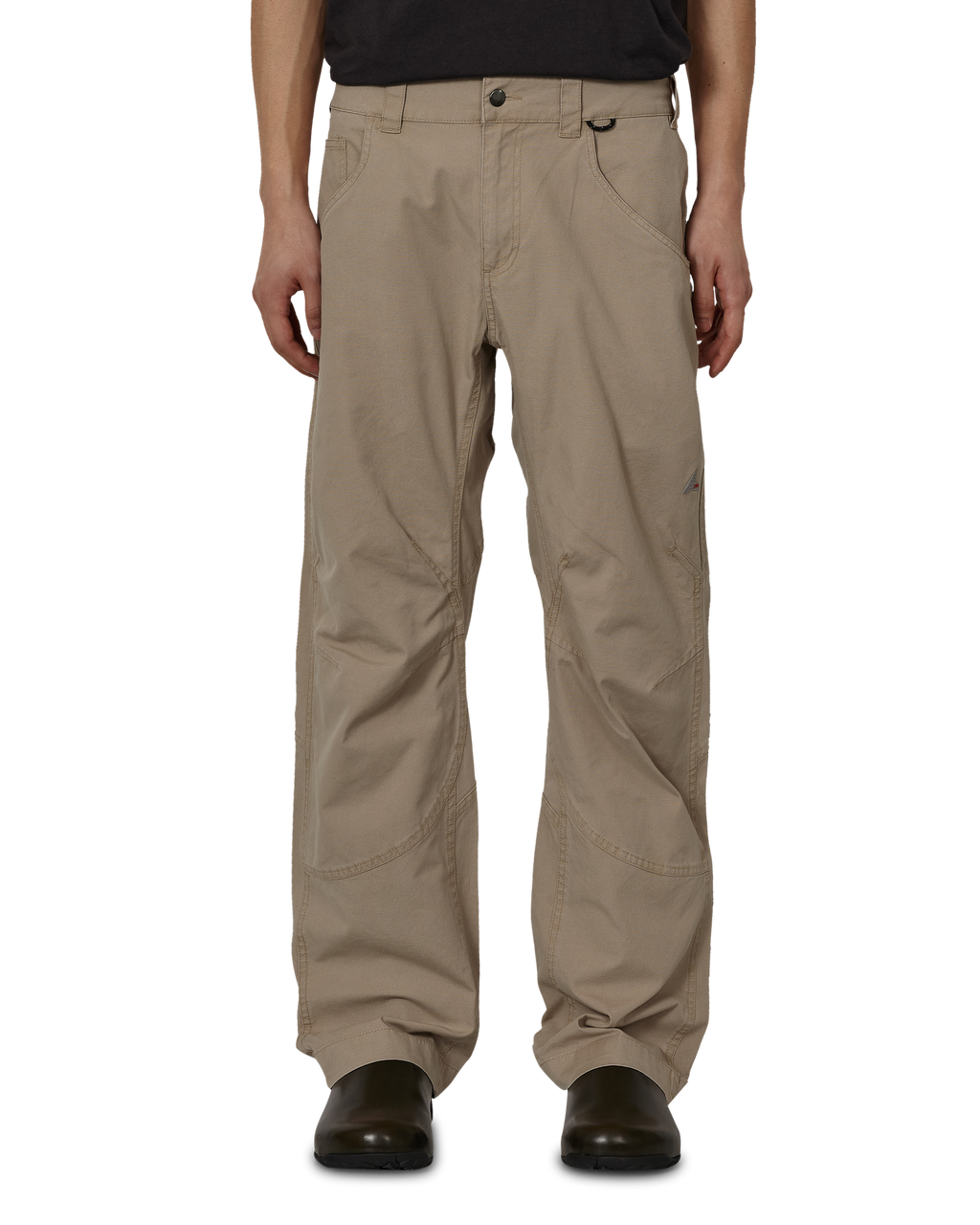 ROA Crimp Shaped Cotton Pants J330252-S-Beige front