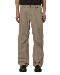 Thumbnail Crimp Shaped Cotton Pants Sand