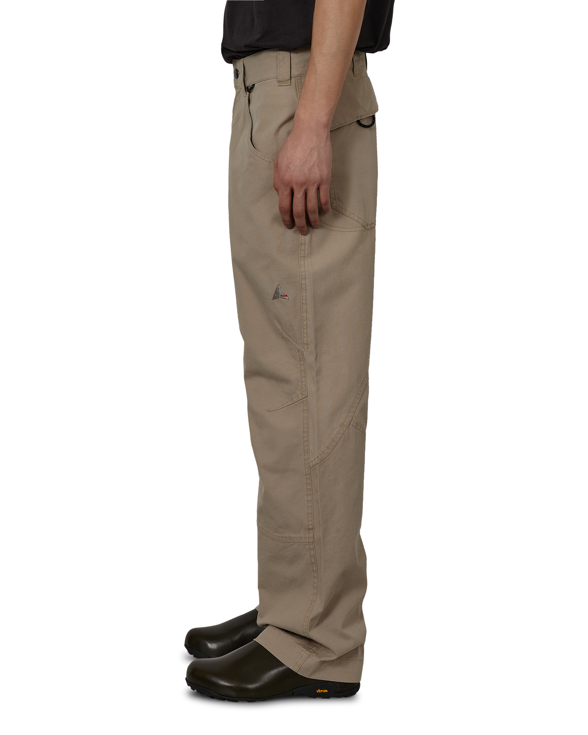 ROA Crimp Shaped Cotton Pants J330252-S-Beige 2