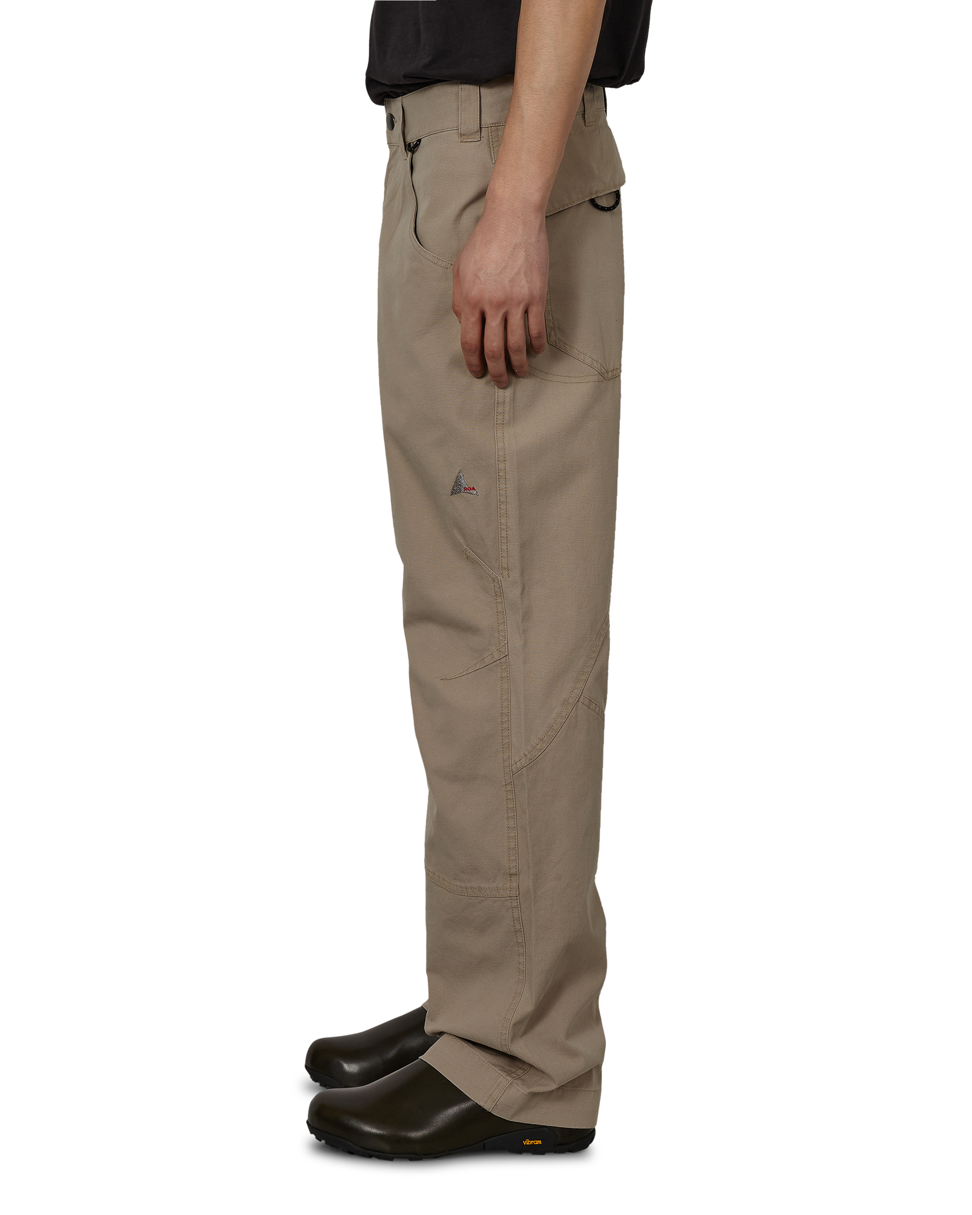 ROA Crimp Shaped Cotton Pants J330252-S-Beige 2