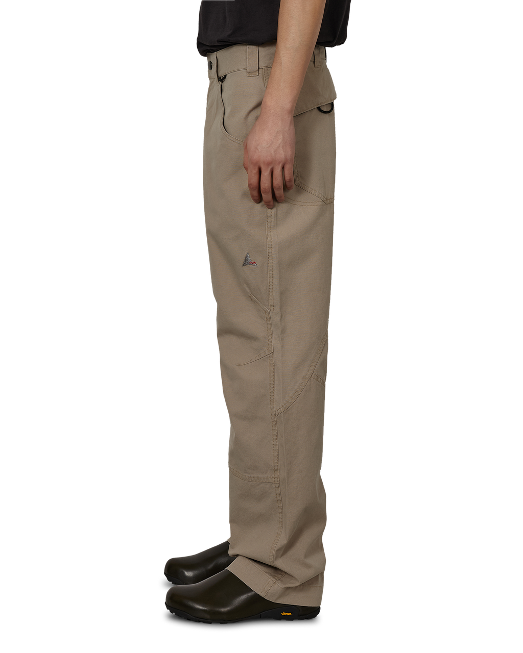 ROA Crimp Shaped Cotton Pants J330252-S-Beige front