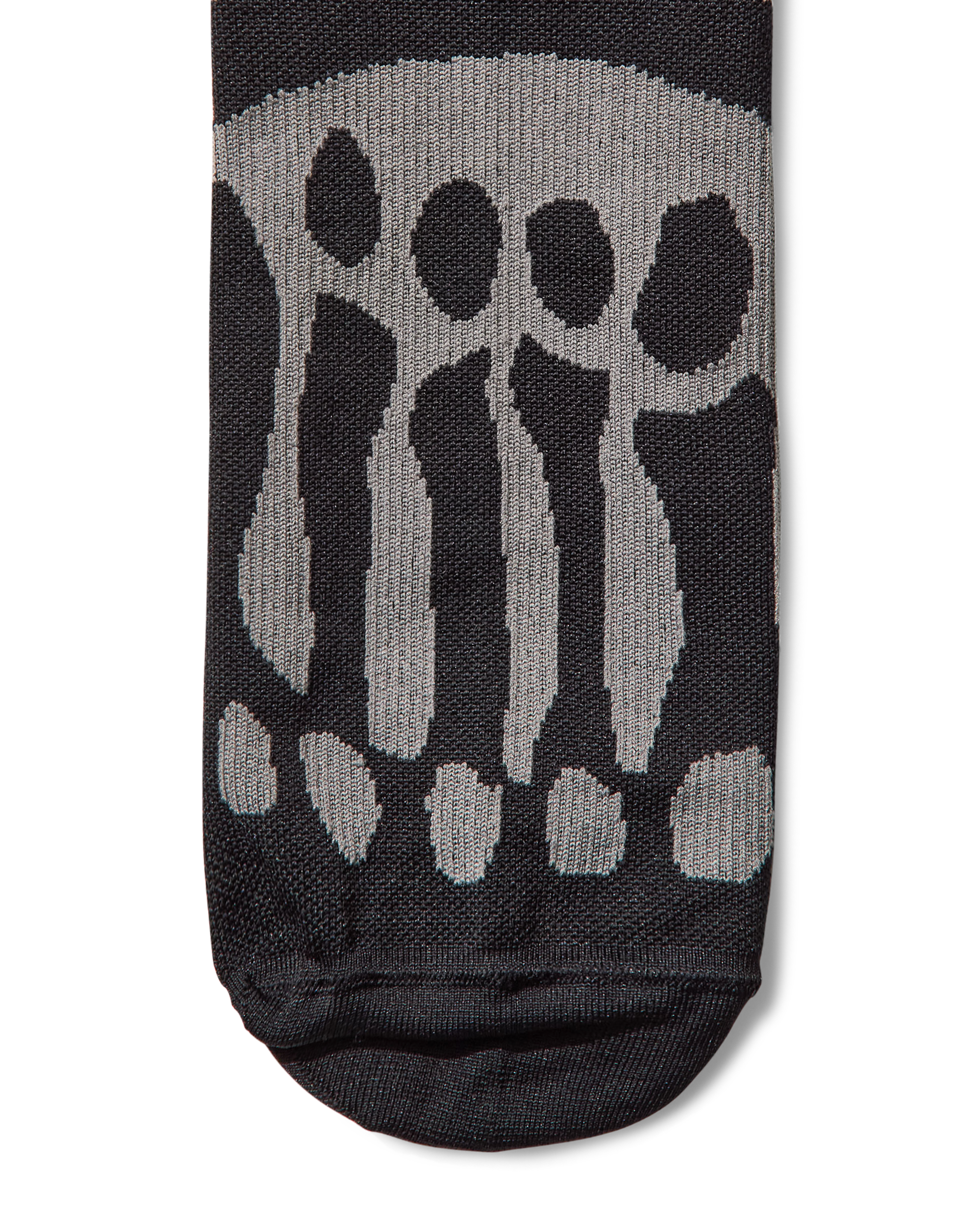 ROA Bones Logo Q Skin Technical Crew Socks J330254-35-38-Black 5