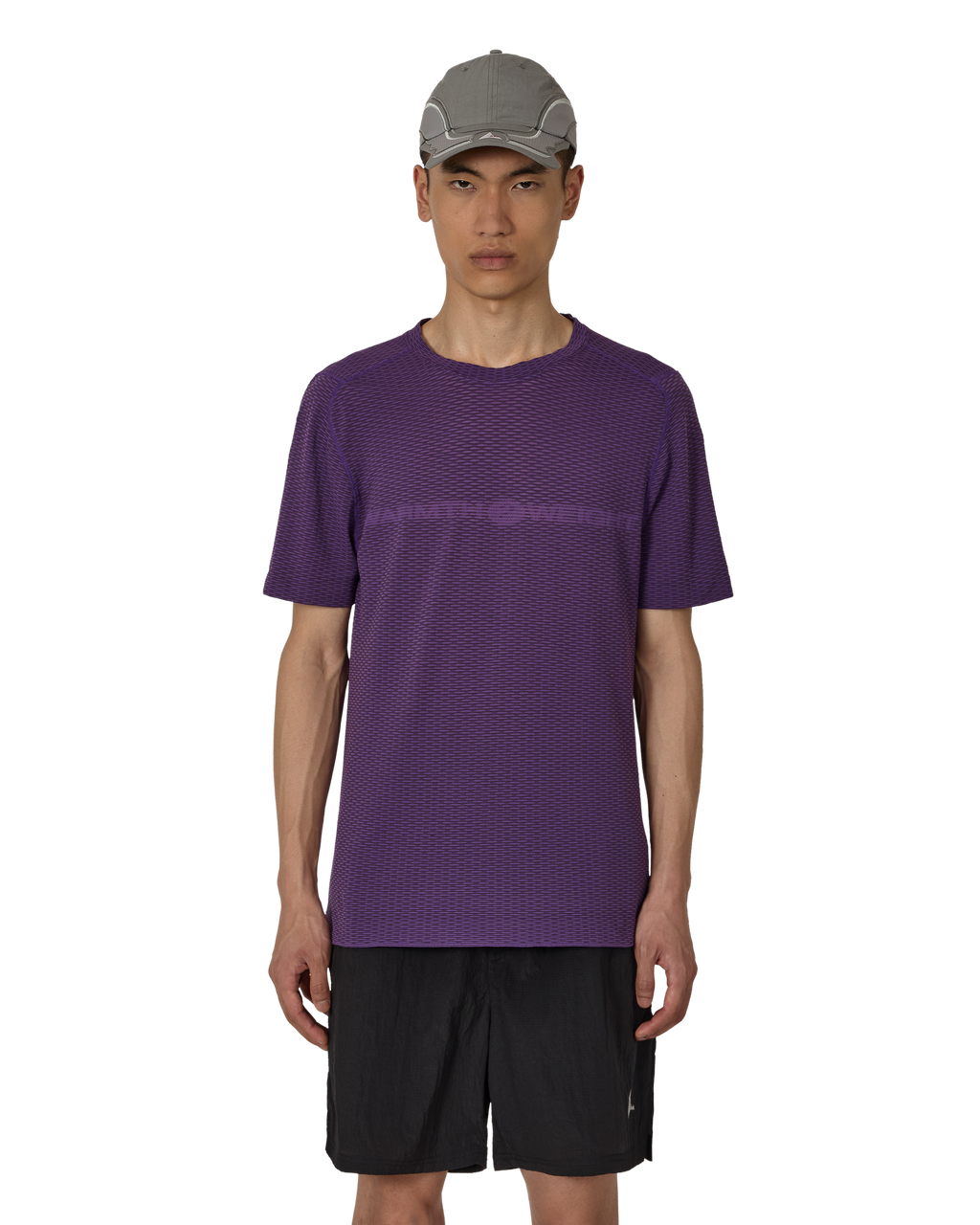 ROA Hivee Dryarn Lightweight Seamless T-Shirt J330441-S-Purple front