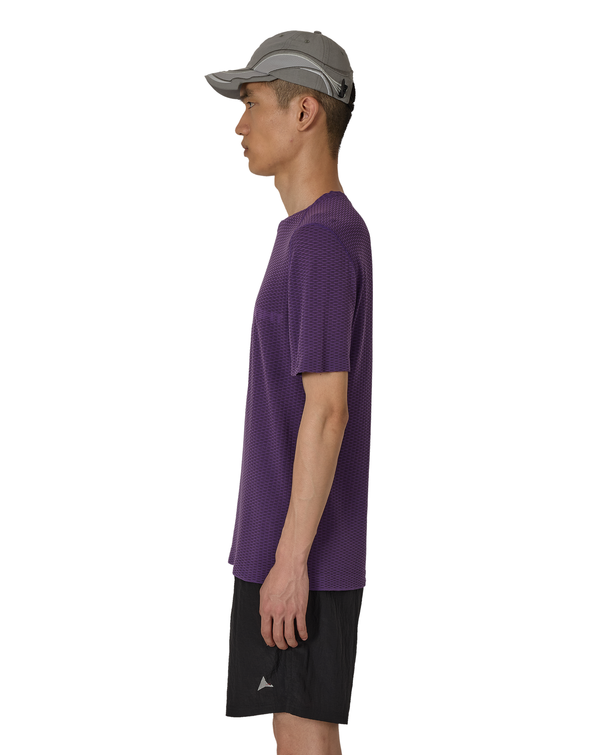 ROA Hivee Dryarn Lightweight Seamless T-Shirt J330441-S-Purple 2