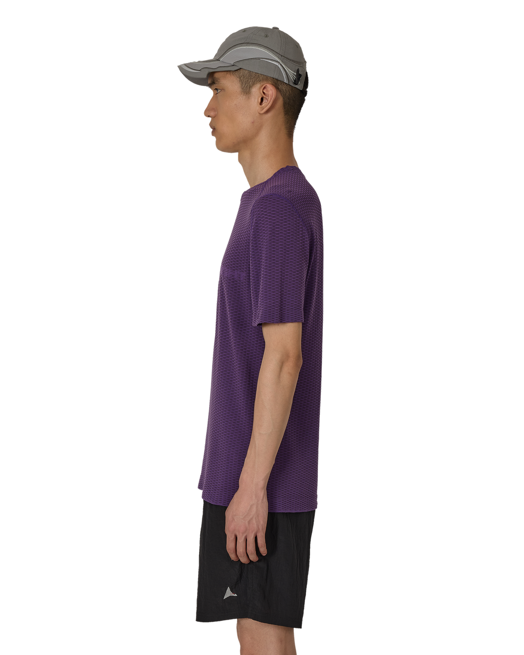 ROA Hivee Dryarn Lightweight Seamless T-Shirt J330441-S-Purple front
