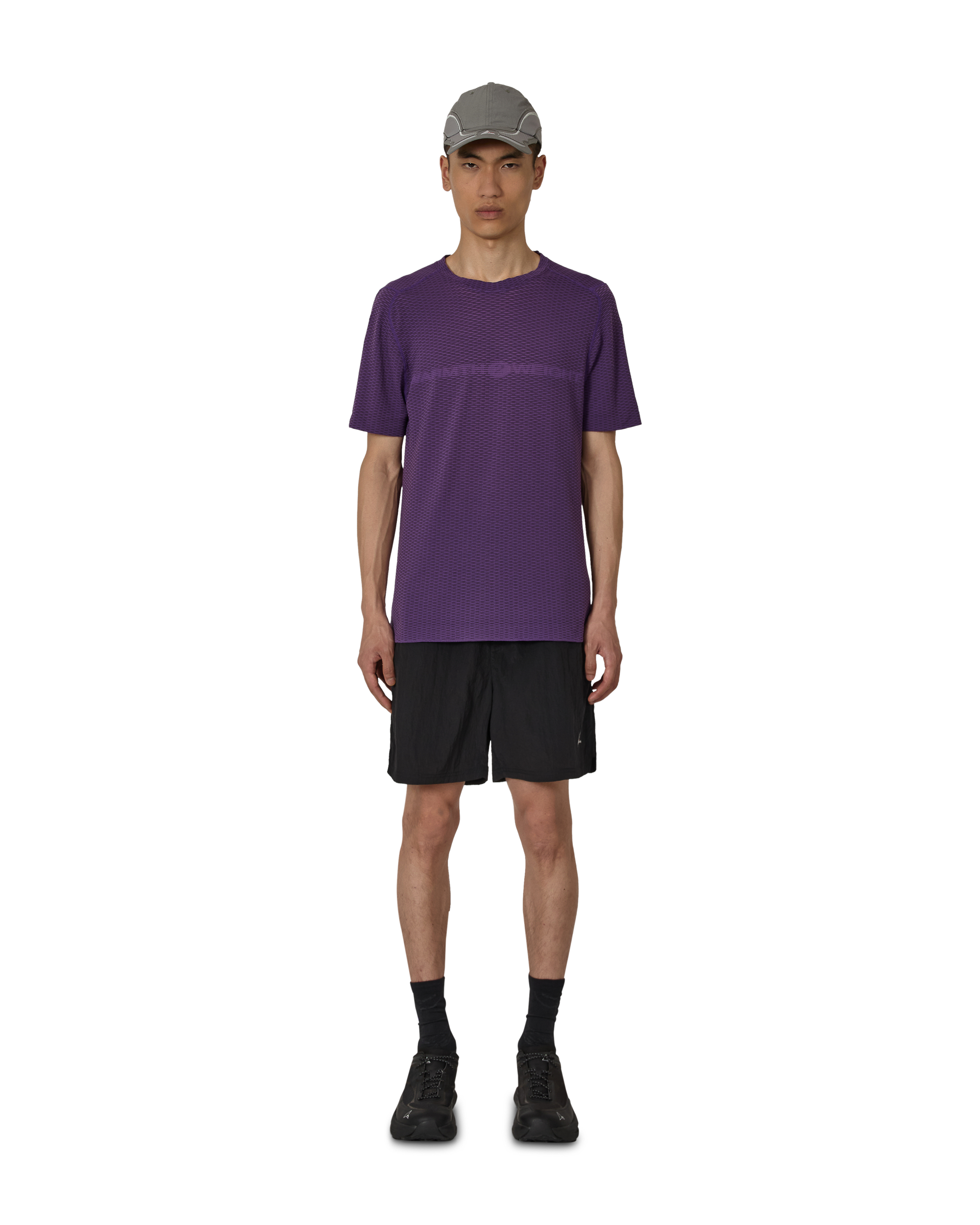 ROA Hivee Dryarn Lightweight Seamless T-Shirt J330441-S-Purple 4