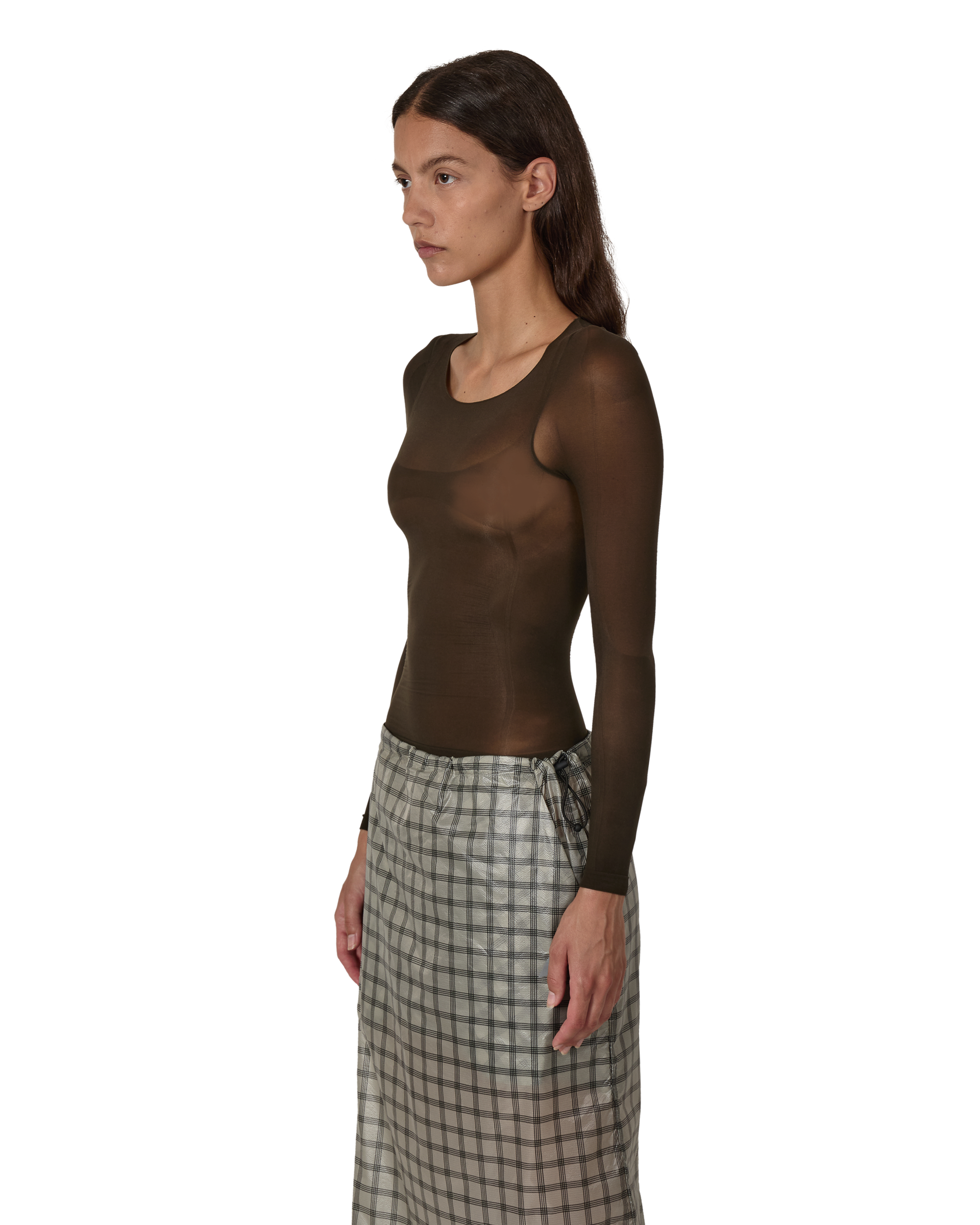 ROA Haze Ultralight Seamless See Through Long Sleeve J330836-XS/S-Brown 4