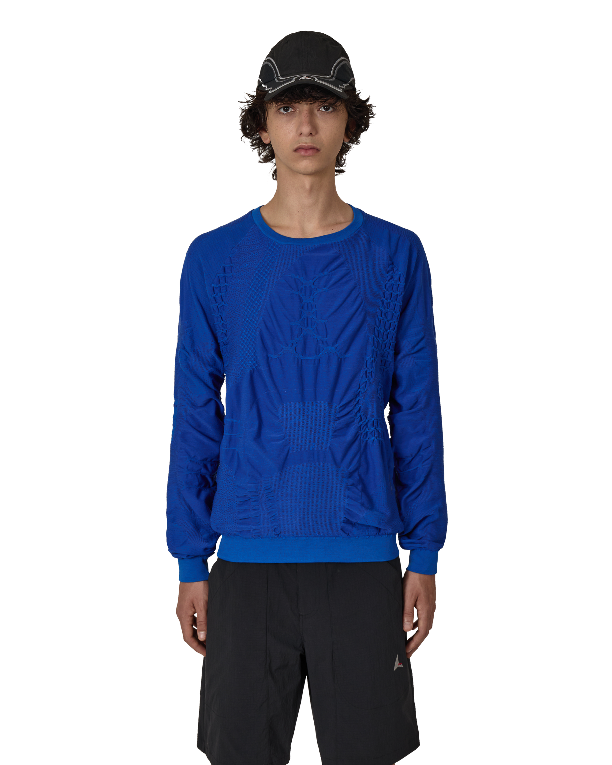 ROA Wama 3d Seamless Long Sleeve J330841-S-Blue front