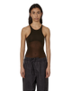 Thumbnail Haze Ultralight Seamless See Through Tank Top Brown