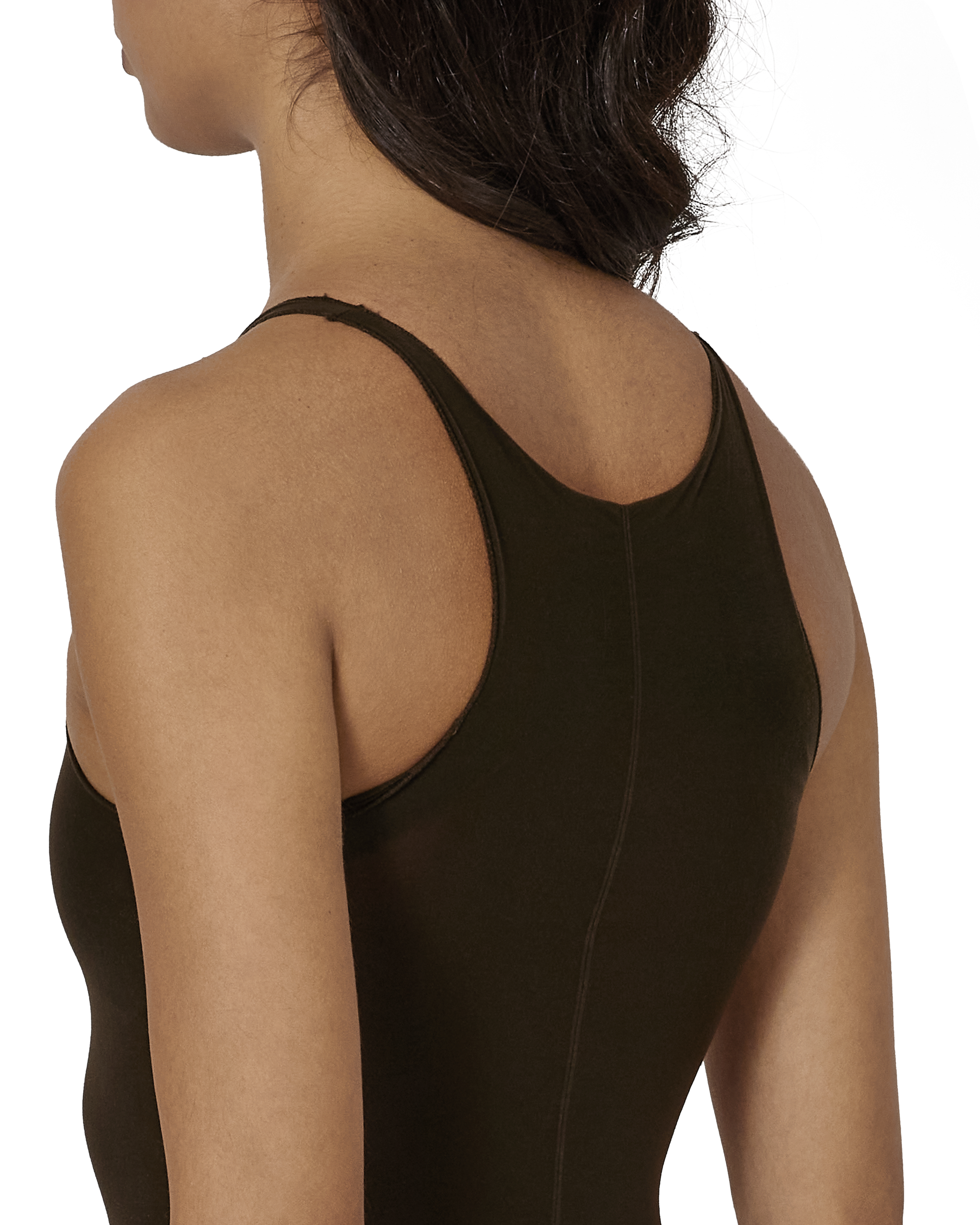 ROA Haze Ultralight Seamless See Through Tank Top J330838-XS/S-Brown 7