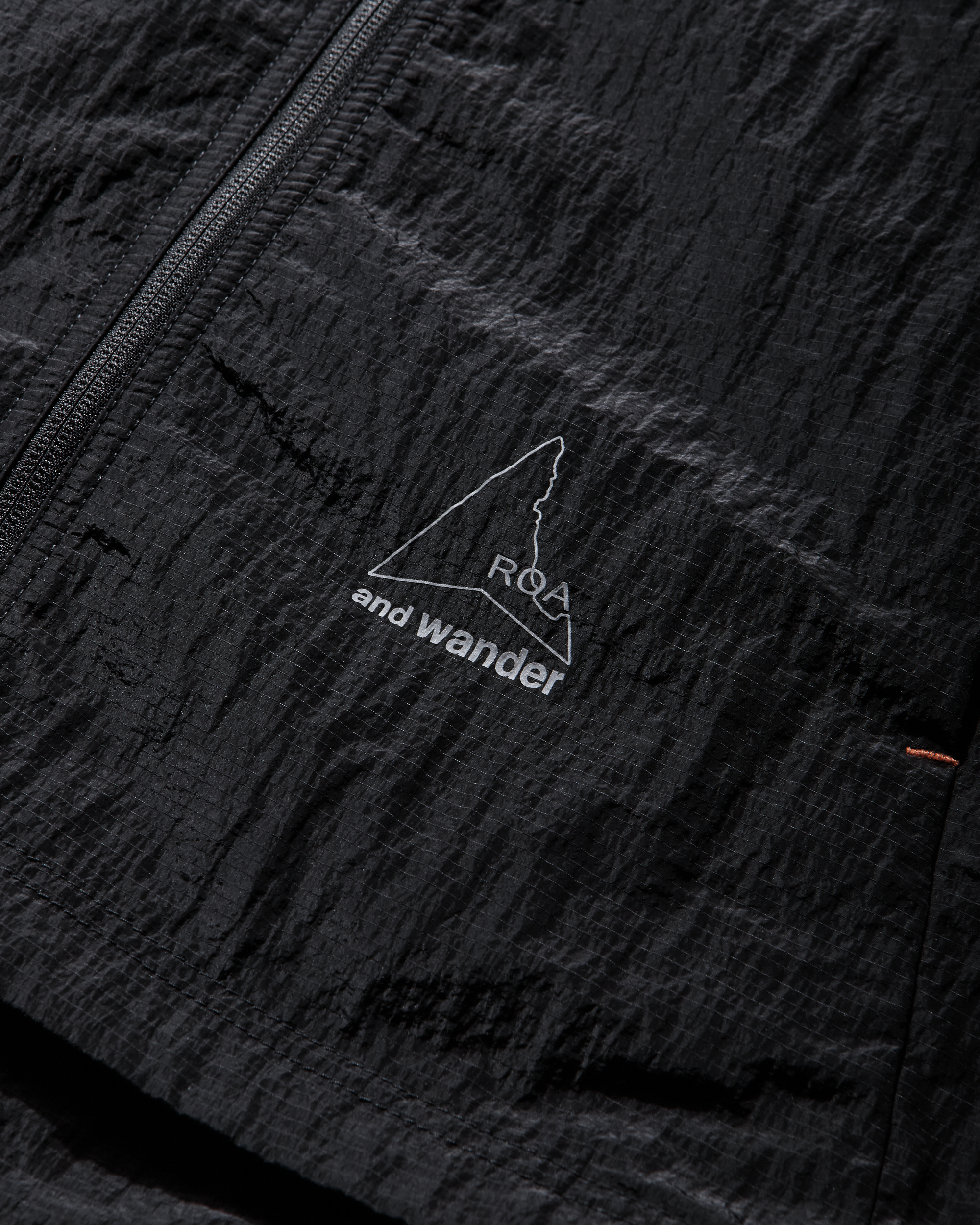 ROA ROA x and wander Ripstop Wind Jacket J334826-S-Black 5