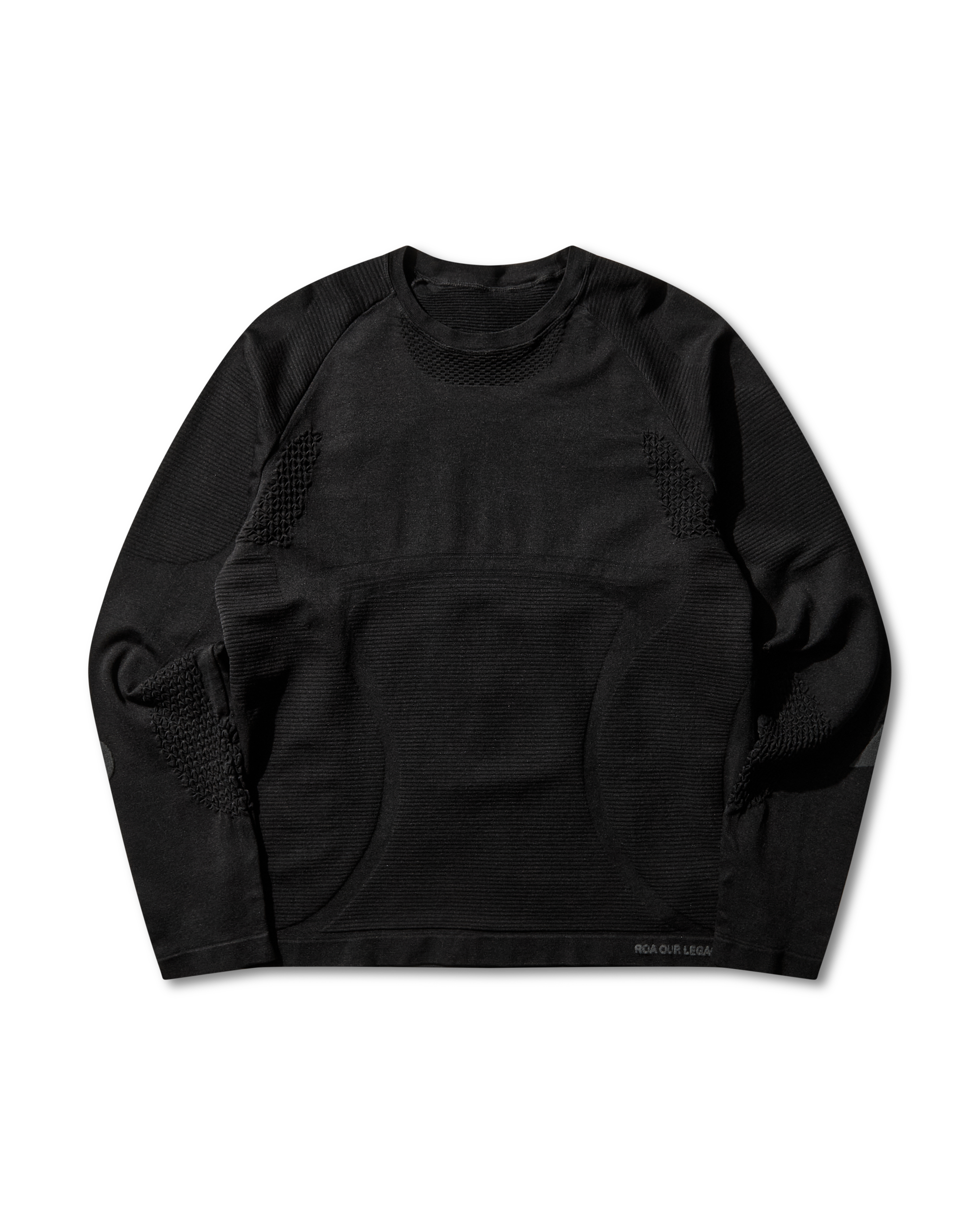 ROA Aune Seamless Knit Long Sleeve J334873-S-Black front