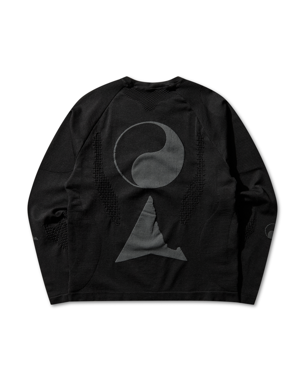 ROA Aune Seamless Knit Long Sleeve J334873-S-Black front