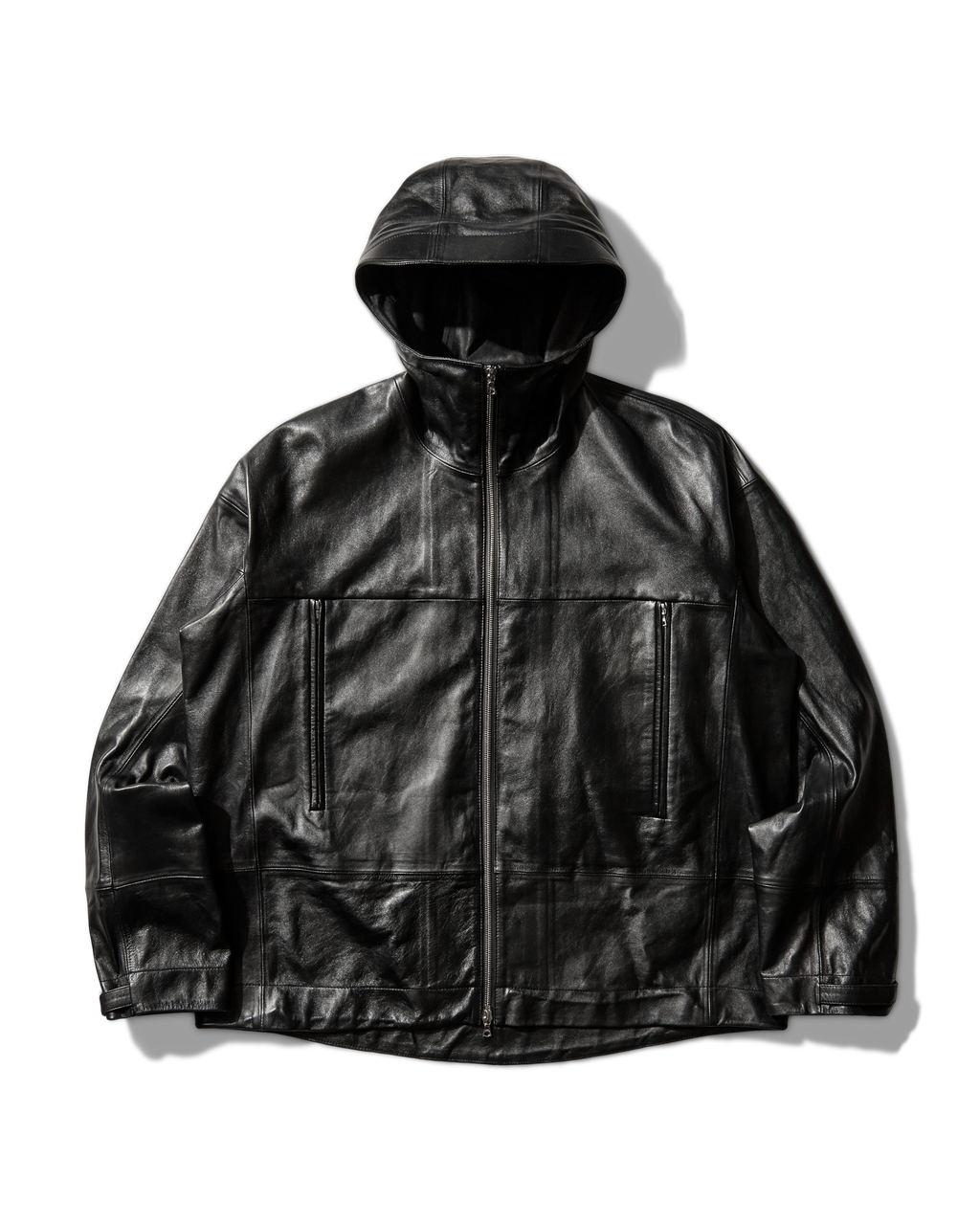 ROA Leather Shell Jacket J335570-S-Black front