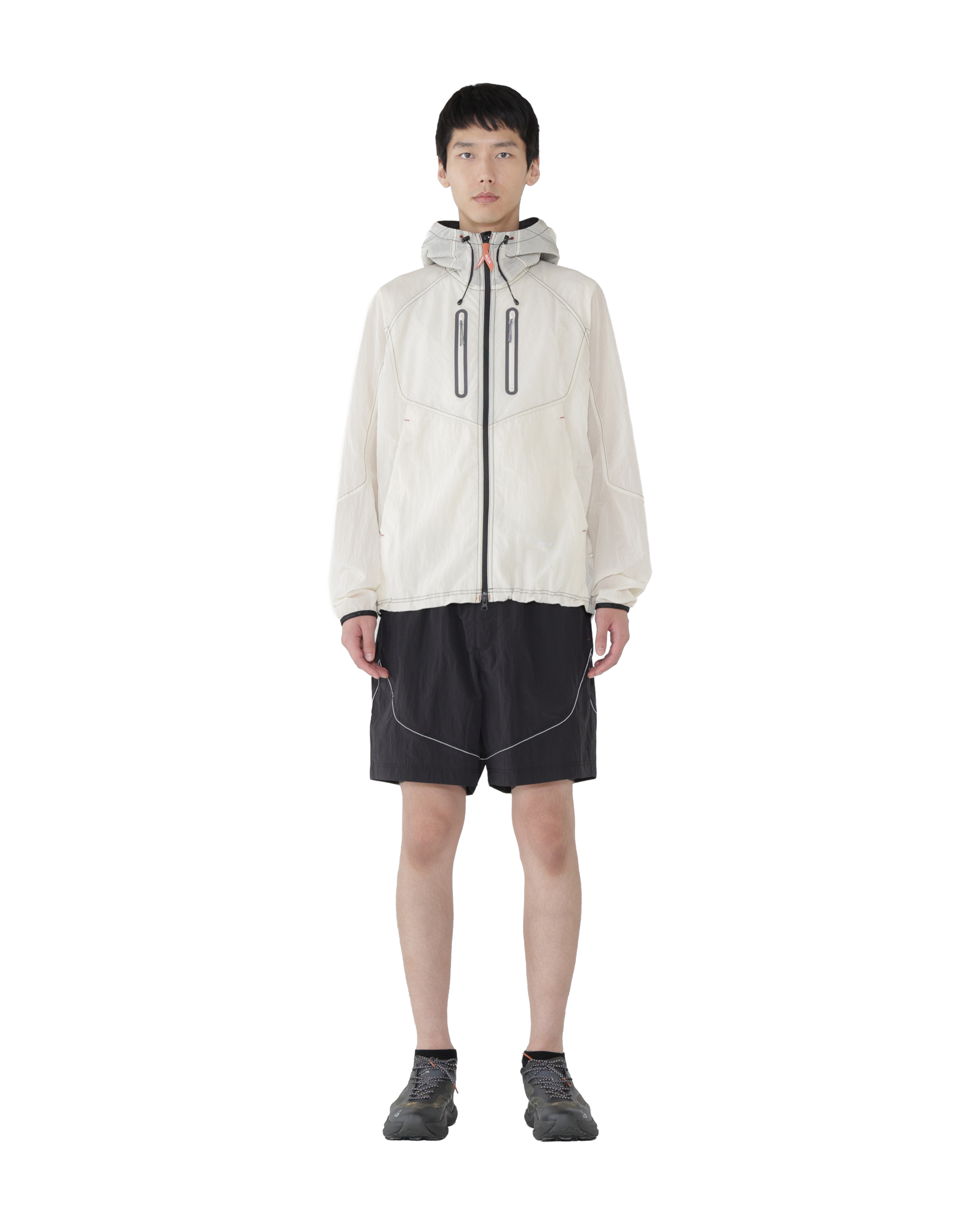 ROA ROA x and wander Ripstop Wind Jacket J338473-M-White front