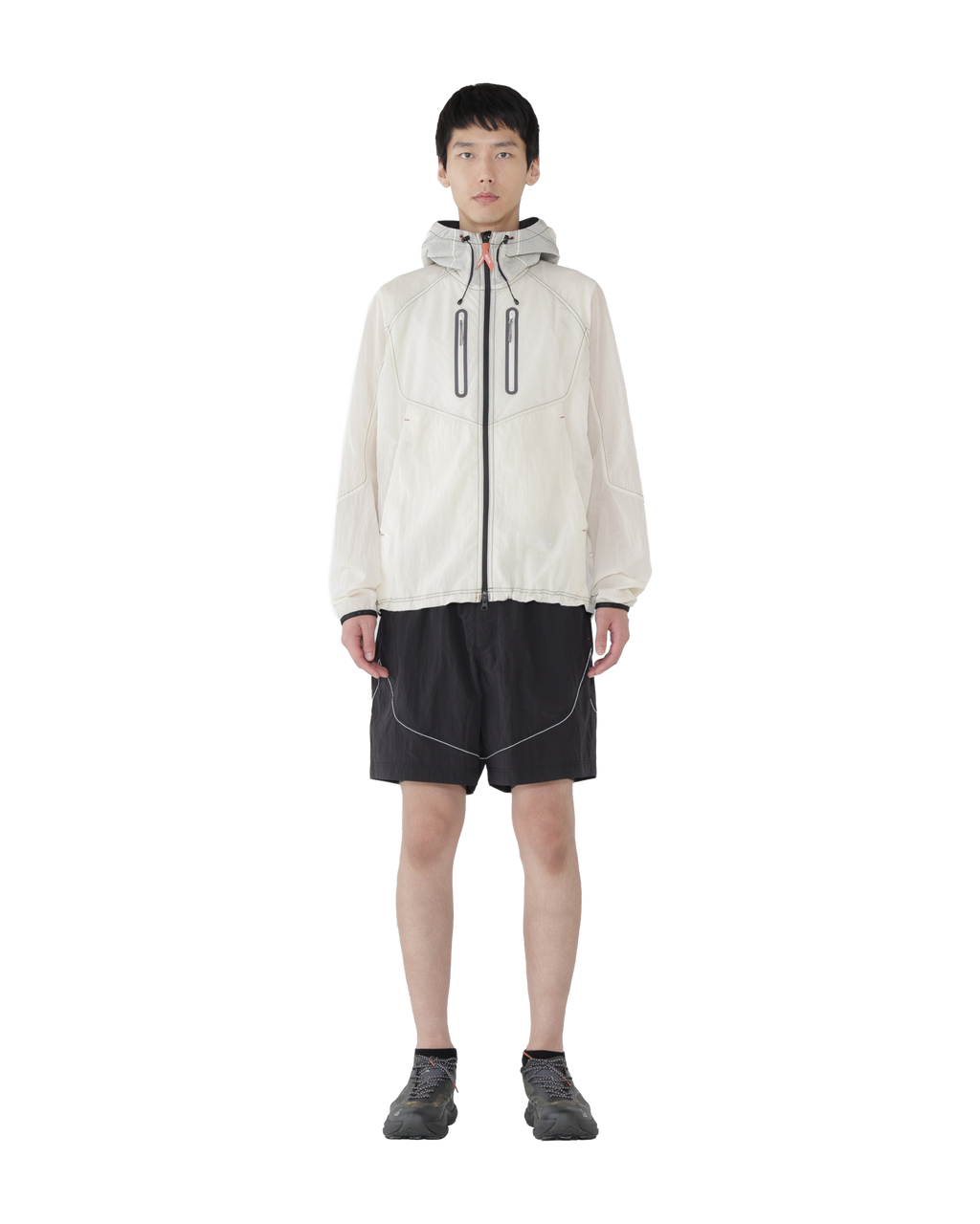 ROA ROA x and wander Ripstop Wind Jacket J338473-M-White front