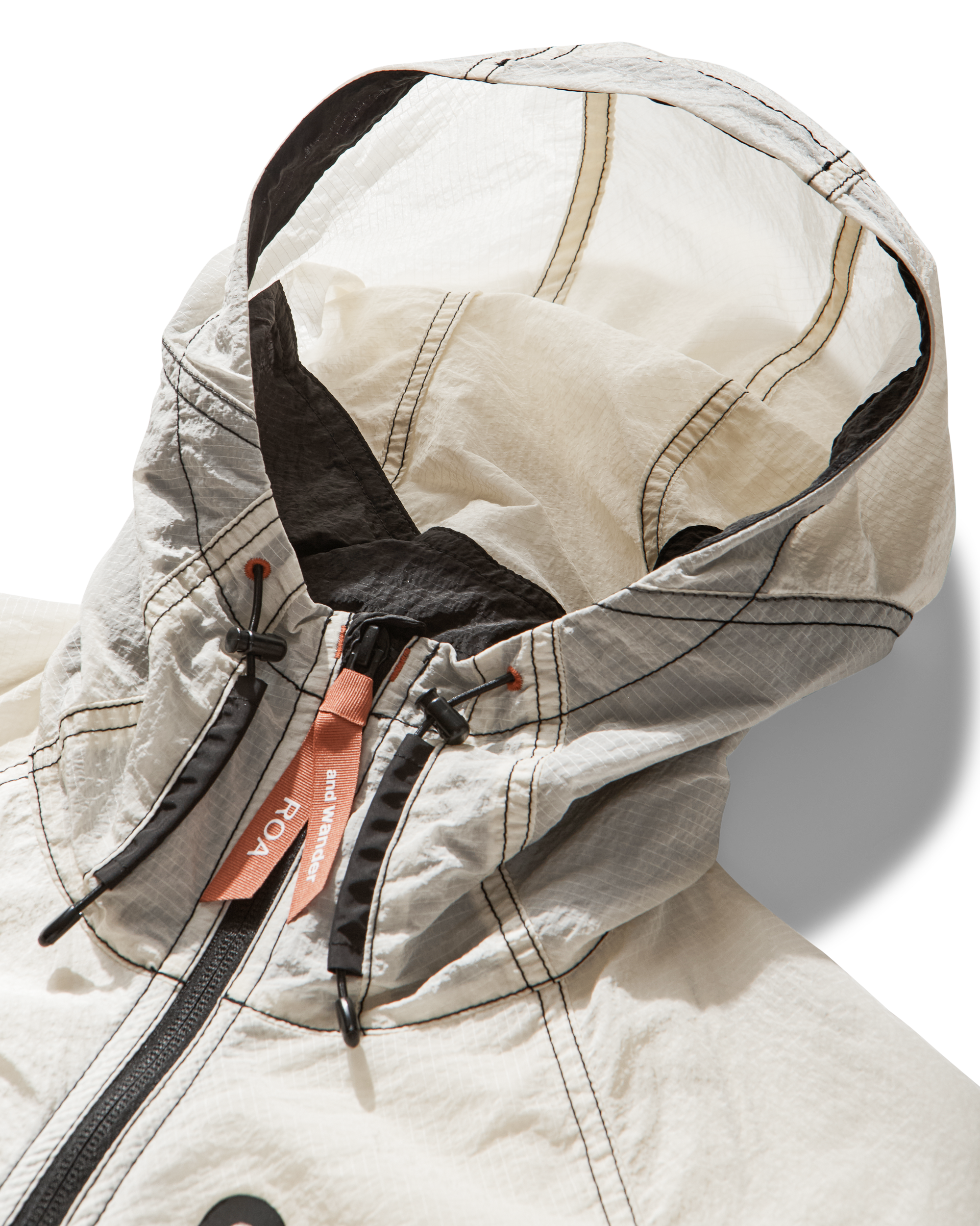 ROA ROA x and wander Ripstop Wind Jacket J338473-M-White 9