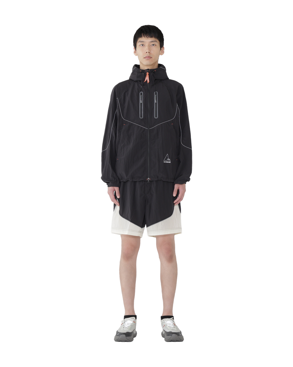 ROA ROA x and wander Ripstop Wind Short Pant J334829-M-White front