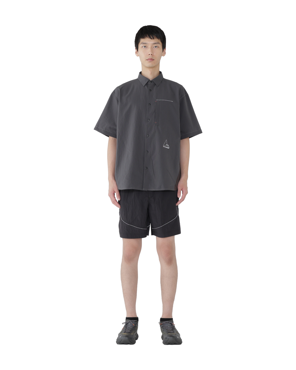 ROA ROA x and wander Breathable Shirt J334832-S-Black front