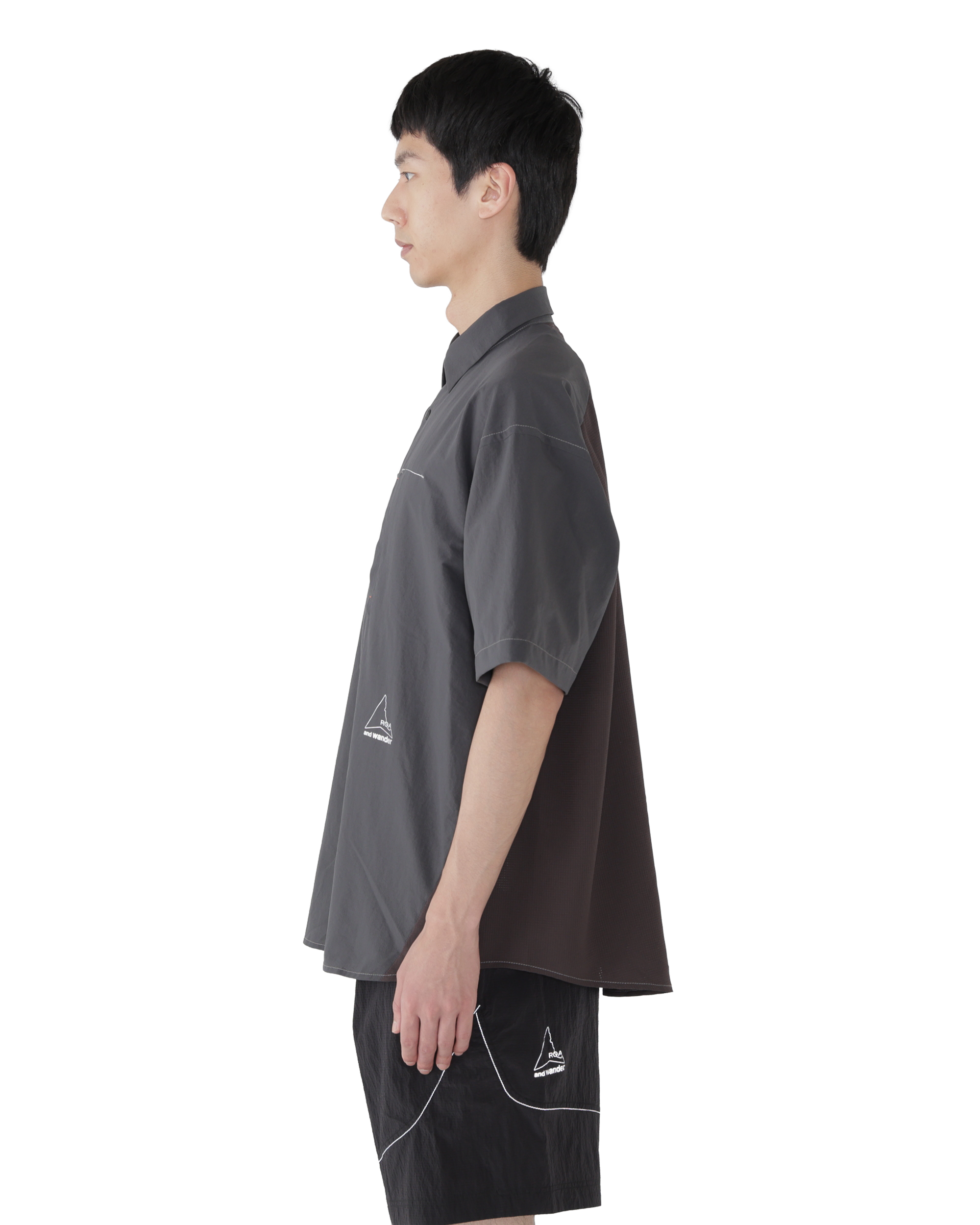 ROA ROA x and wander Breathable Shirt J334832-S-Black 3