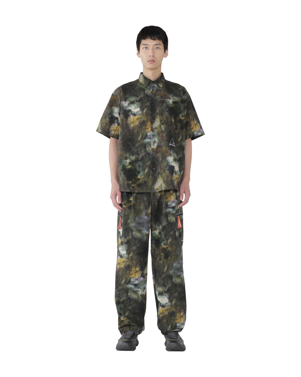 ROA ROA x and wander Printed Breathable Pant J334831-S-Multicolor front