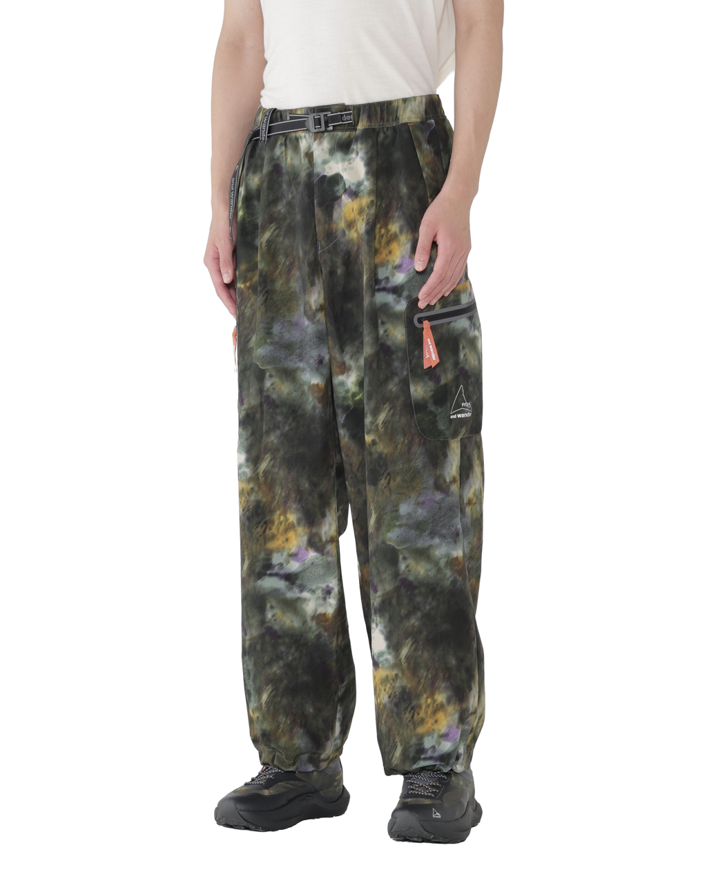 ROA ROA x and wander Printed Breathable Pant J334831-S-Multicolor front