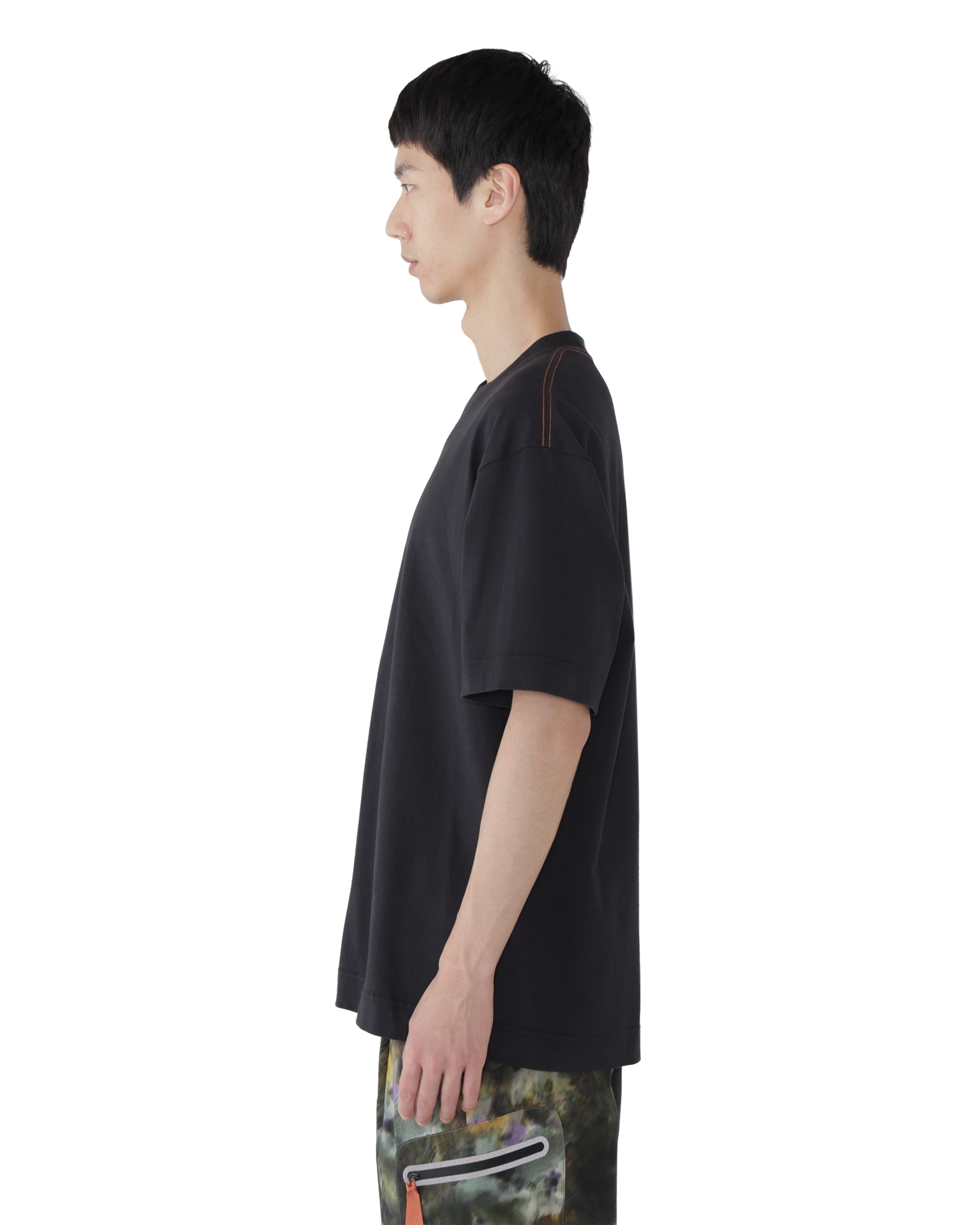 ROA ROA x and wander Logo Printed T-Shirt J334835-S-Black 3