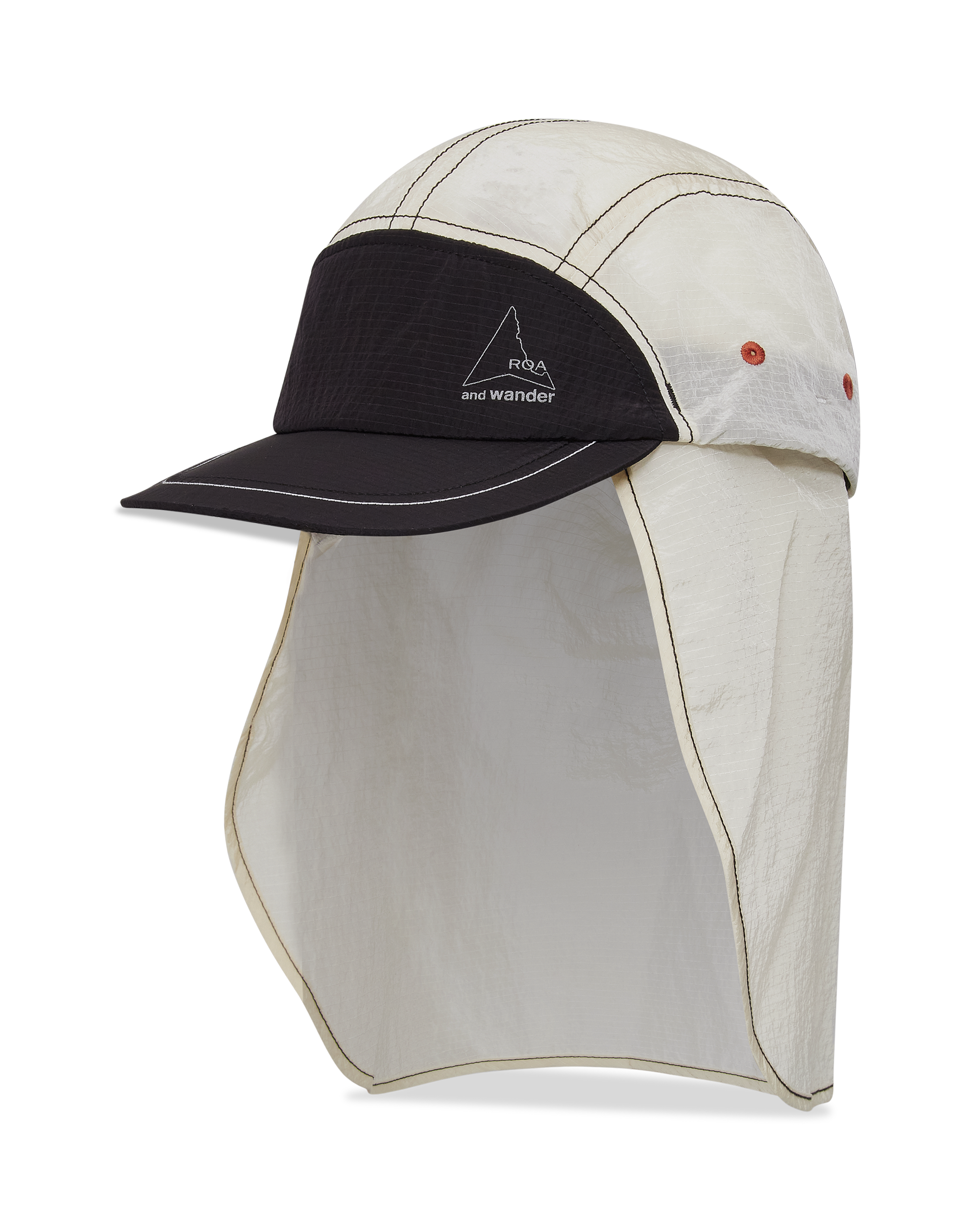 ROA ROA x and wander Ripstop Wind Cap J334837-ONE SIZE-White 1