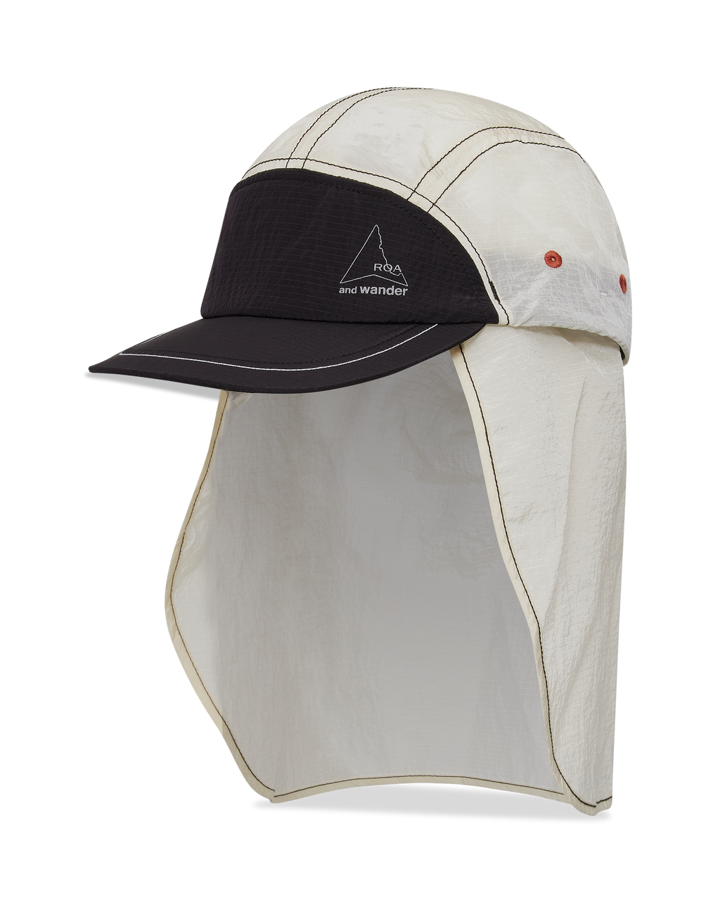 ROA ROA x and wander Ripstop Wind Cap J334837-ONE SIZE-White 1