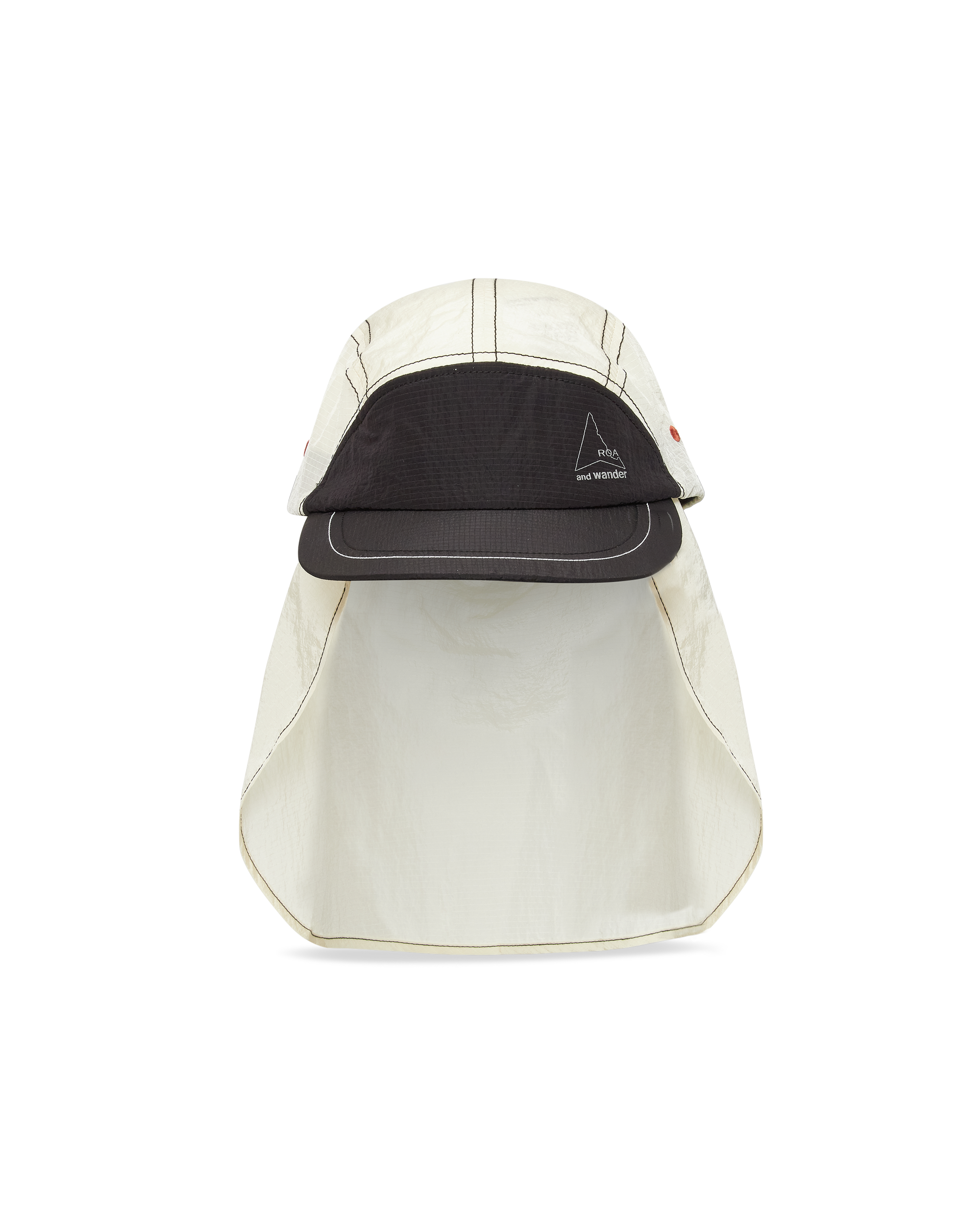 ROA ROA x and wander Ripstop Wind Cap J334837-ONE SIZE-White 4