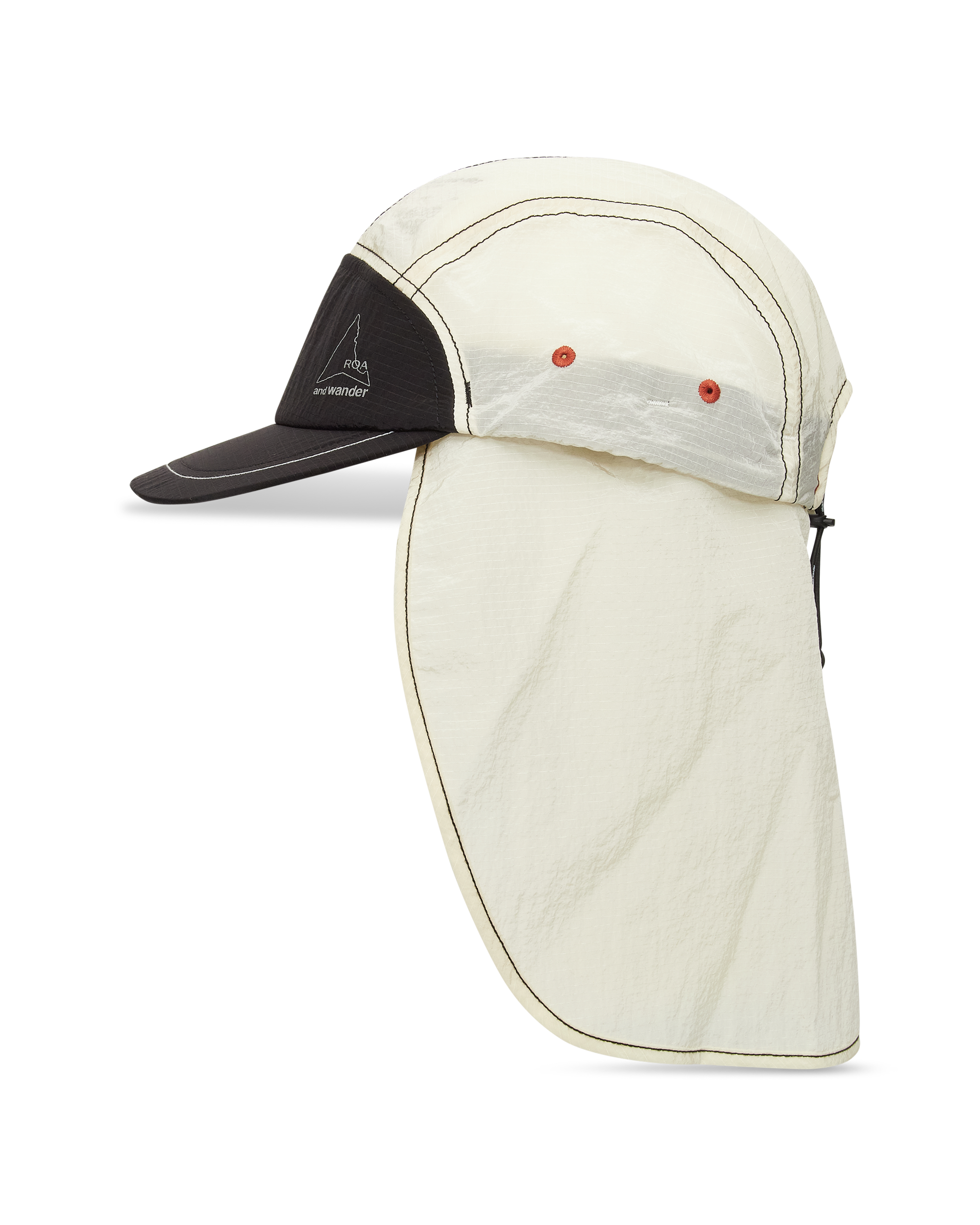 ROA ROA x and wander Ripstop Wind Cap J334837-ONE SIZE-White 5