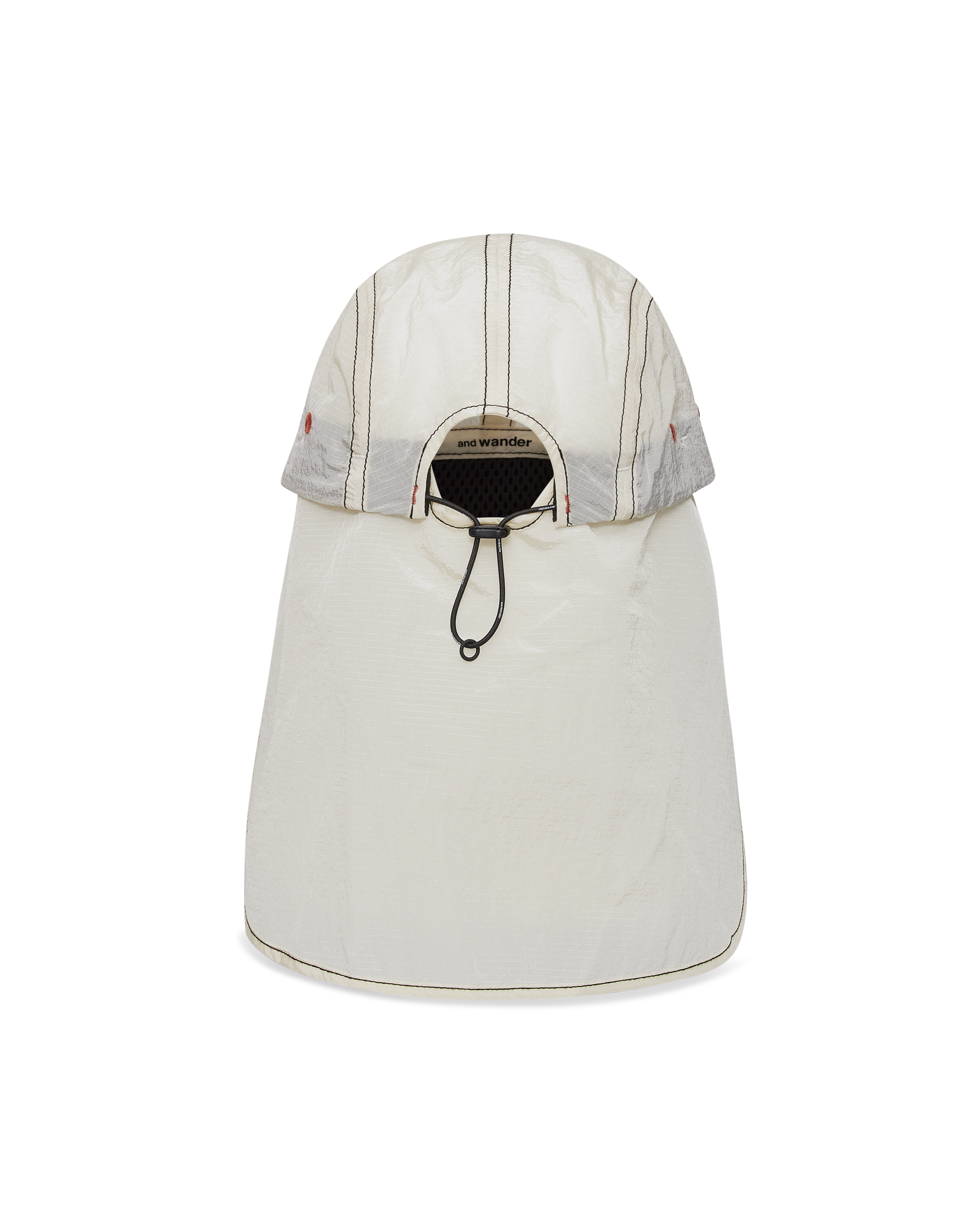 ROA ROA x and wander Ripstop Wind Cap J334837-ONE SIZE-White 6