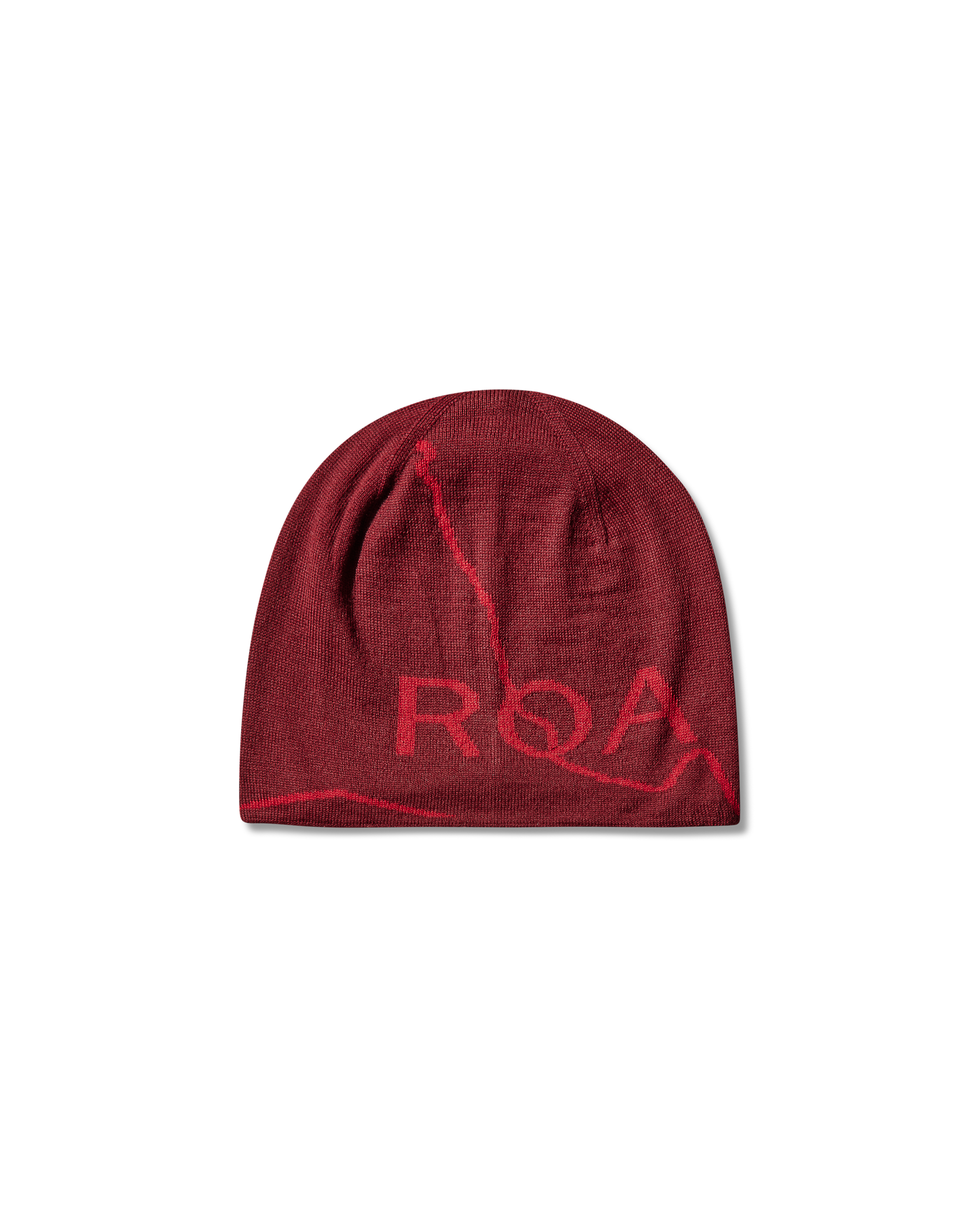 ROA Logo Wool Beanie J339529-ONE SIZE-Red 1