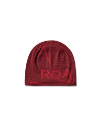 Thumbnail Logo Wool Beanie Burgundy