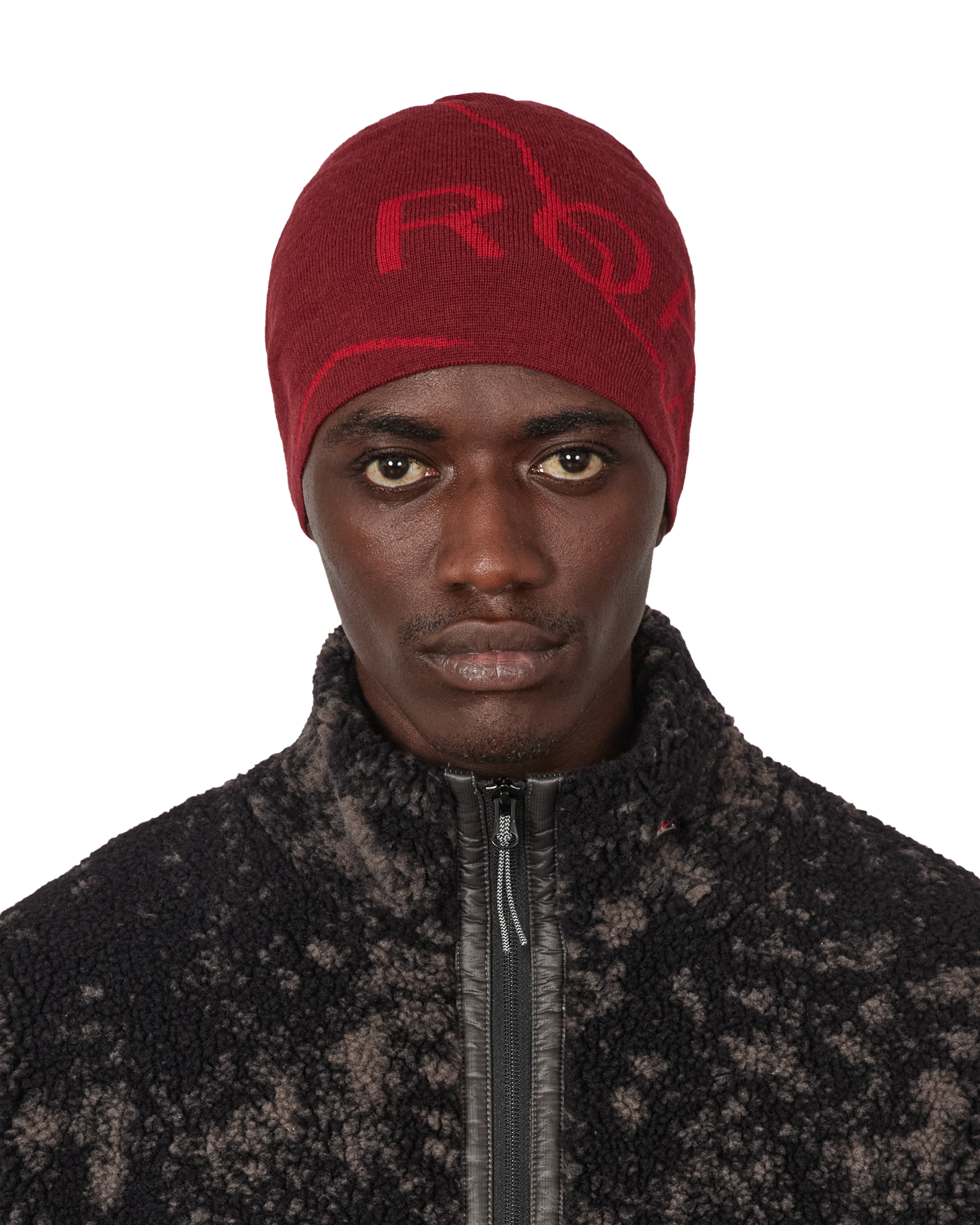 ROA Logo Wool Beanie J339529-ONE SIZE-Red 5