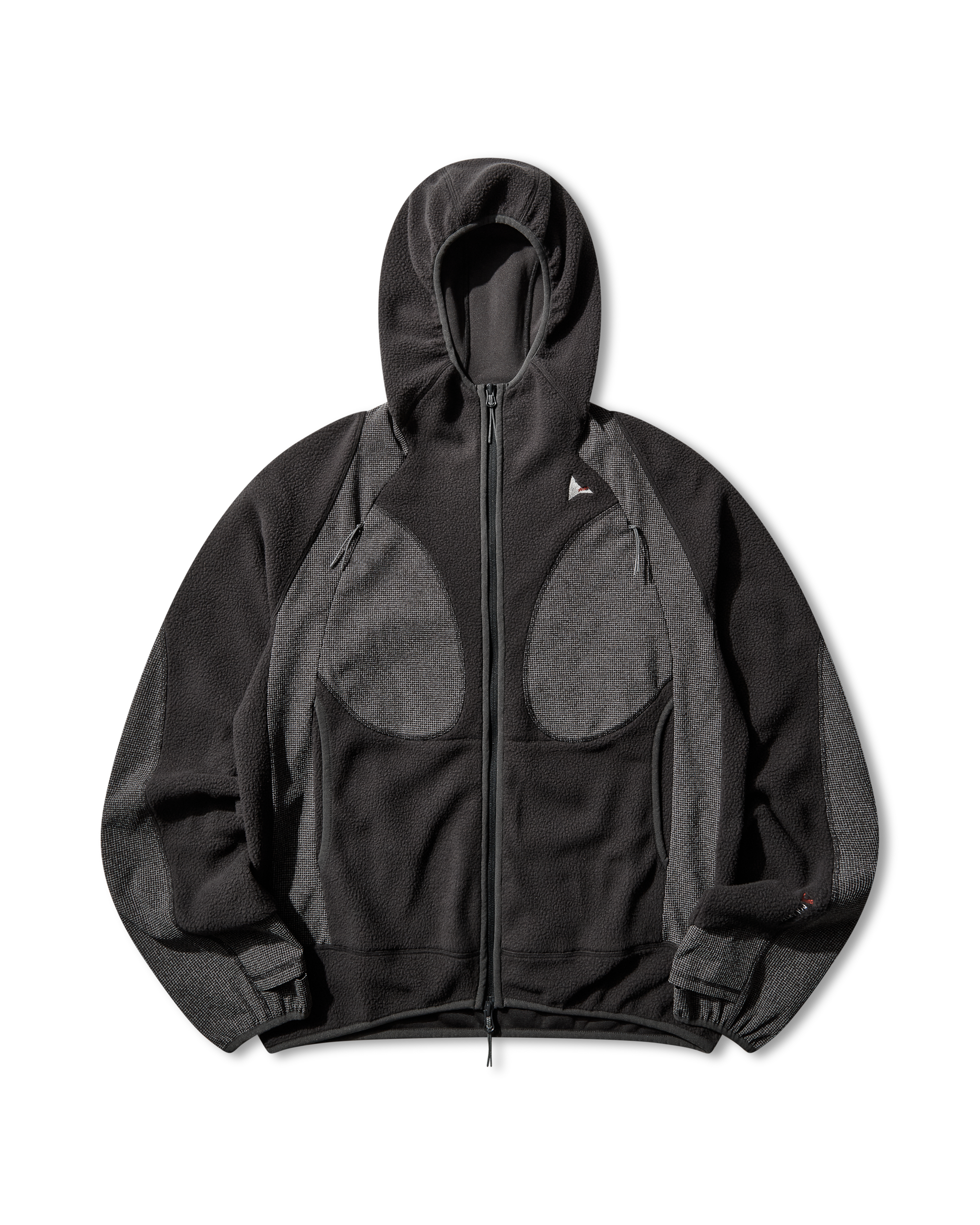ROA Ocular Polartec Thermal Pro Zip Up Hoodie J339545-S-Black front
