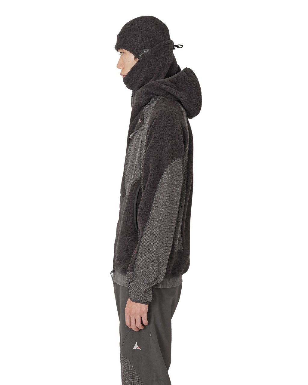 ROA Ocular Polartec Thermal Pro Zip Up Hoodie J339545-S-Black front