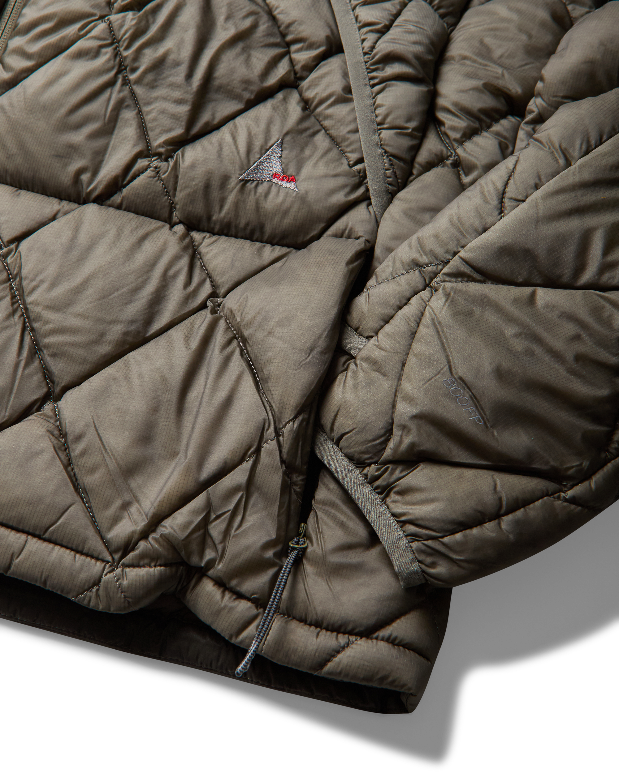 ROA Nuna 800 Fill Power Hooded Down Jacket J339686-XS-Green 12