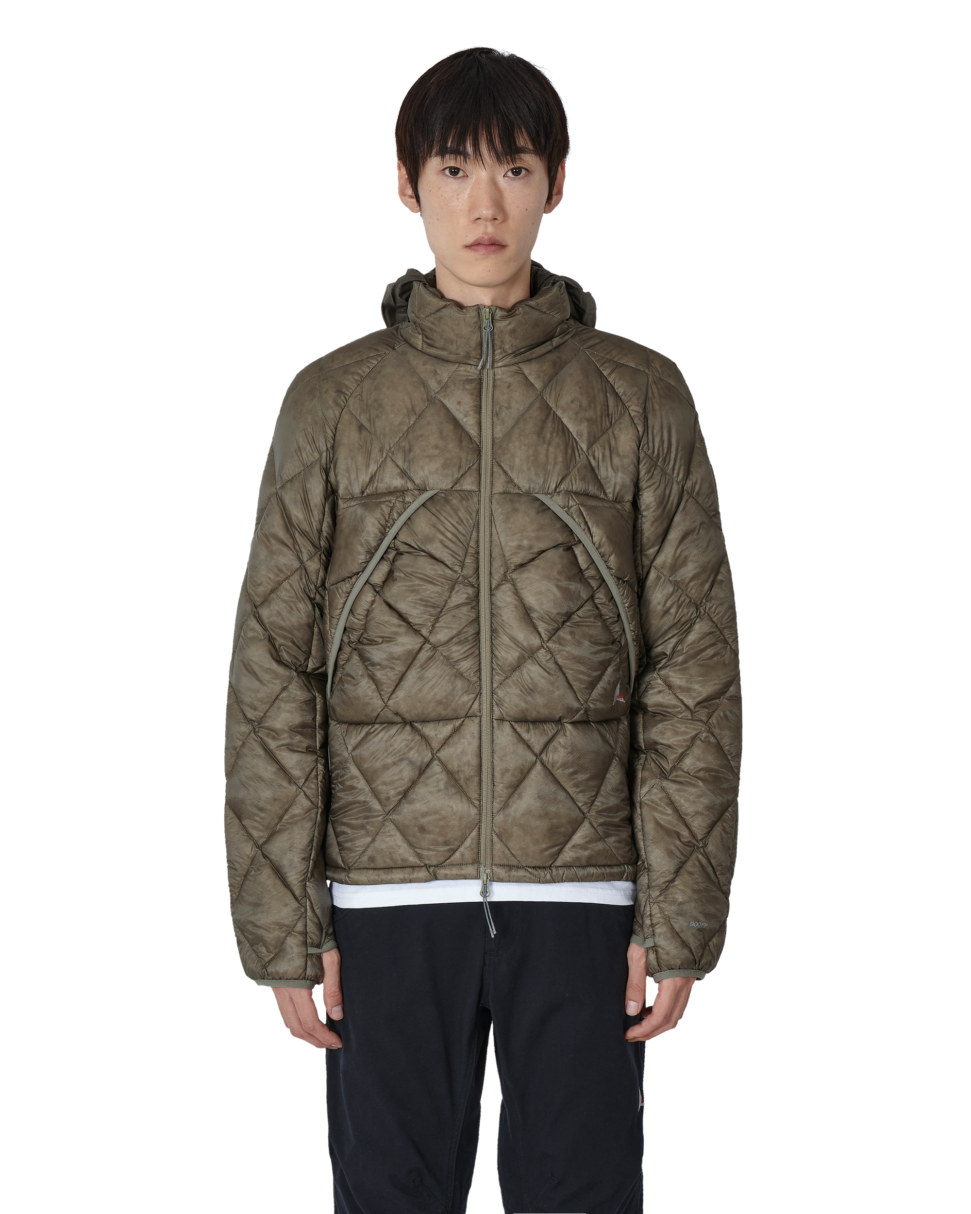 ROA Nuna 800 Fill Power Hooded Down Jacket J339686-XS-Green front