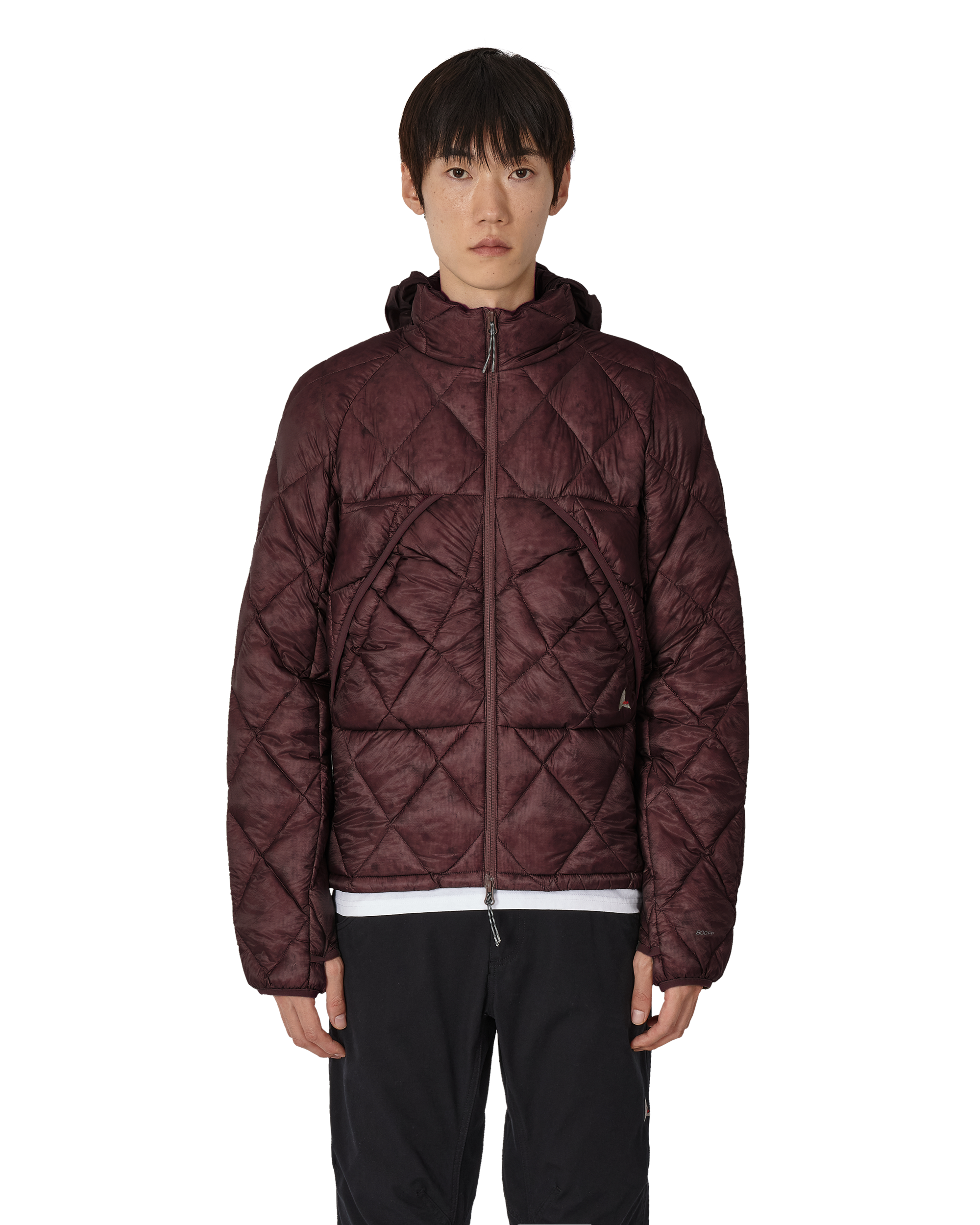 ROA Nuna 800 Fill Power Hooded Down Jacket J339687-S-Red front