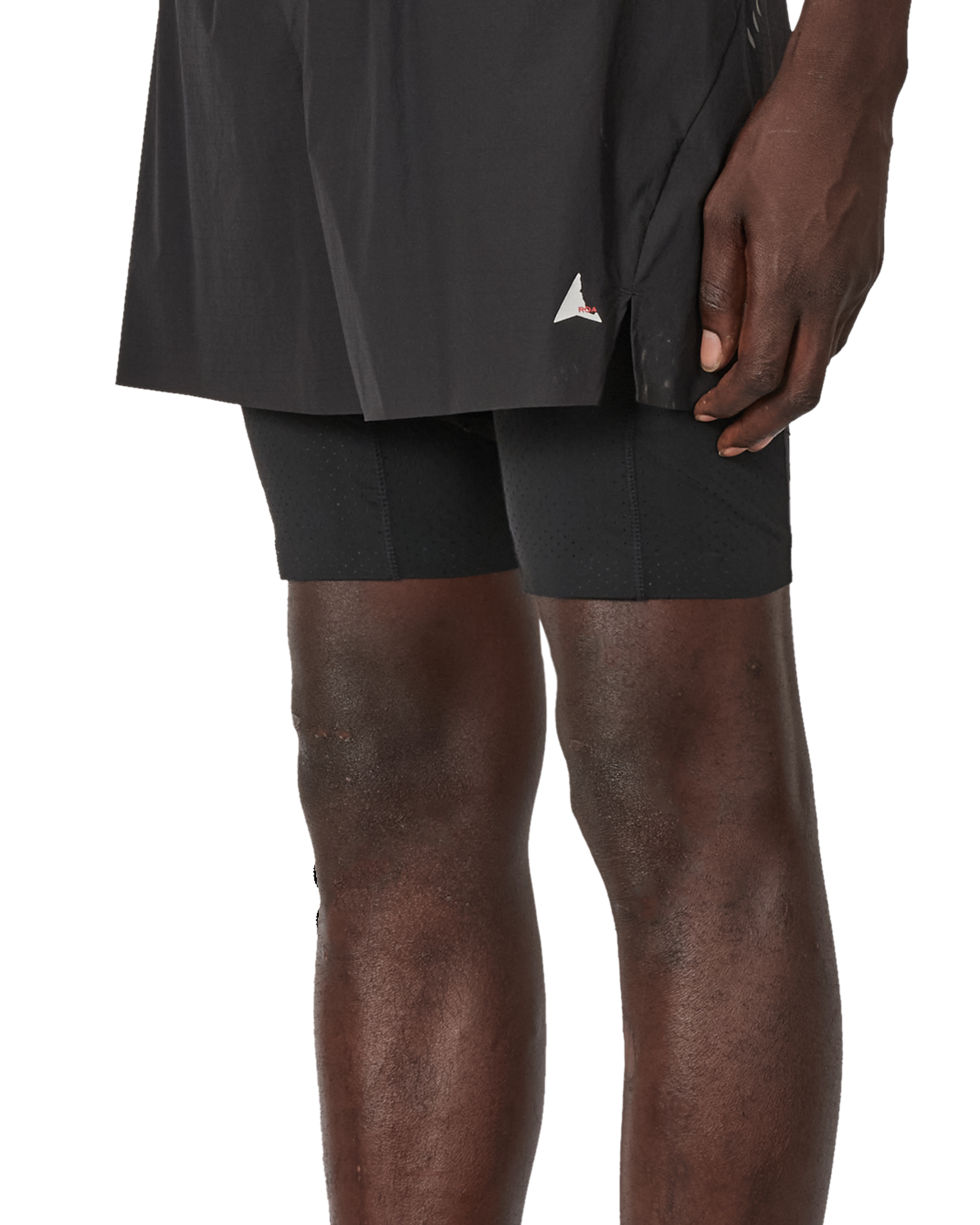 ROA Helder 5 Inch 2-in-1 Running Shorts J339706-S-Black 6