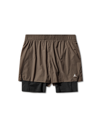Thumbnail Helder 5 Inch 2-in-1 Running Shorts Brown