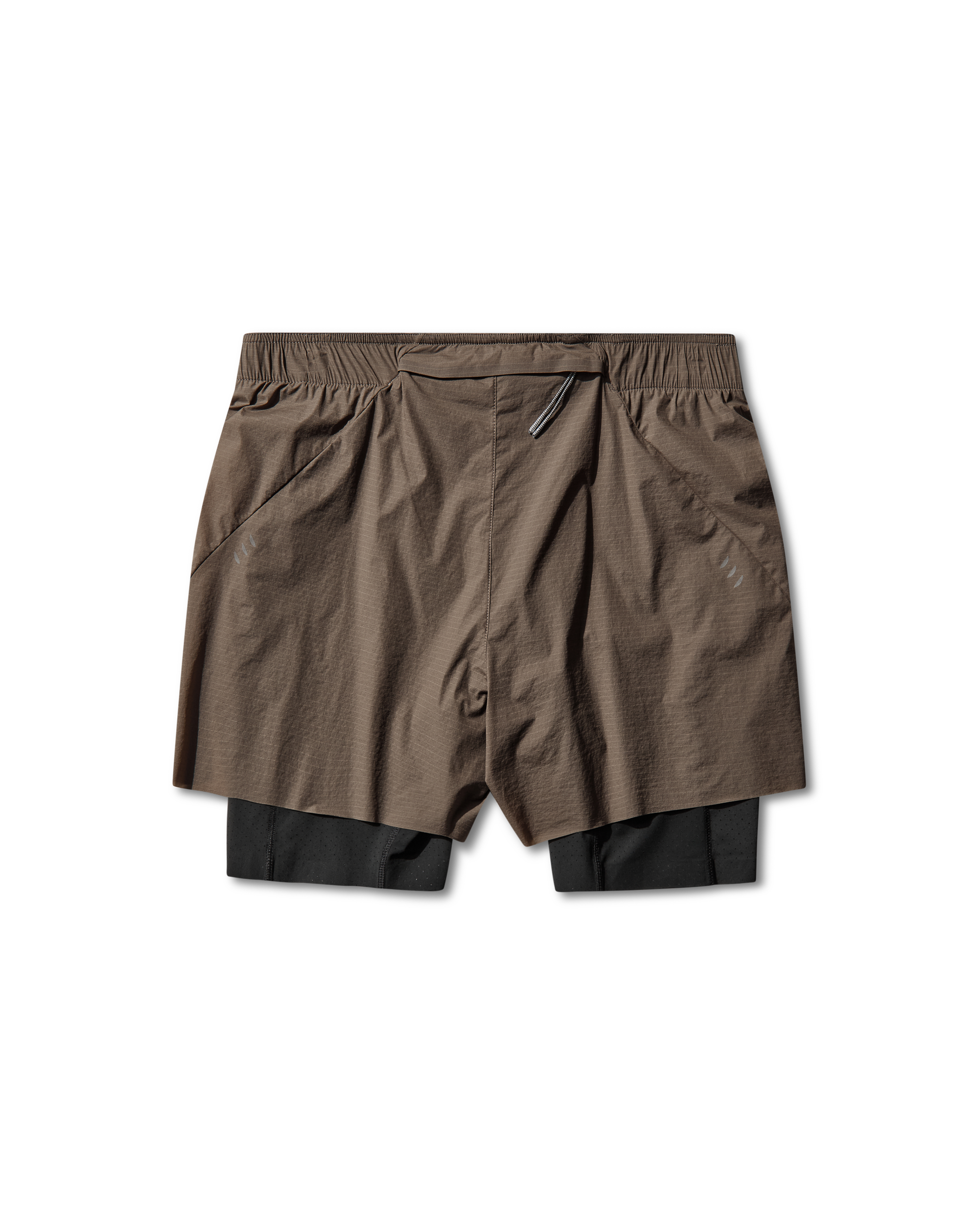 ROA Helder 5 Inch 2-in-1 Running Shorts J339707-S-Brown 2