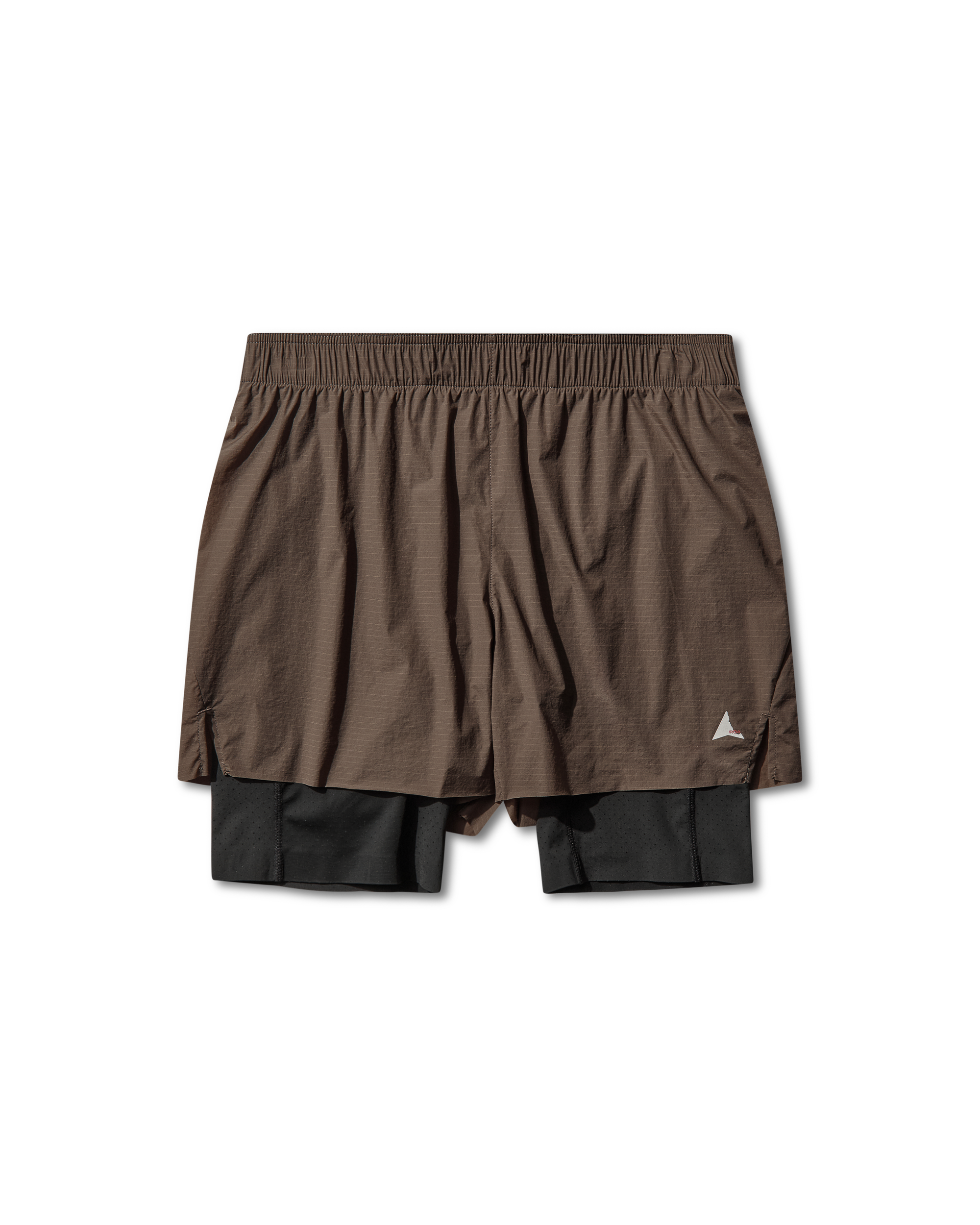 ROA Helder 5 Inch 2-in-1 Running Shorts J339707-S-Brown 9