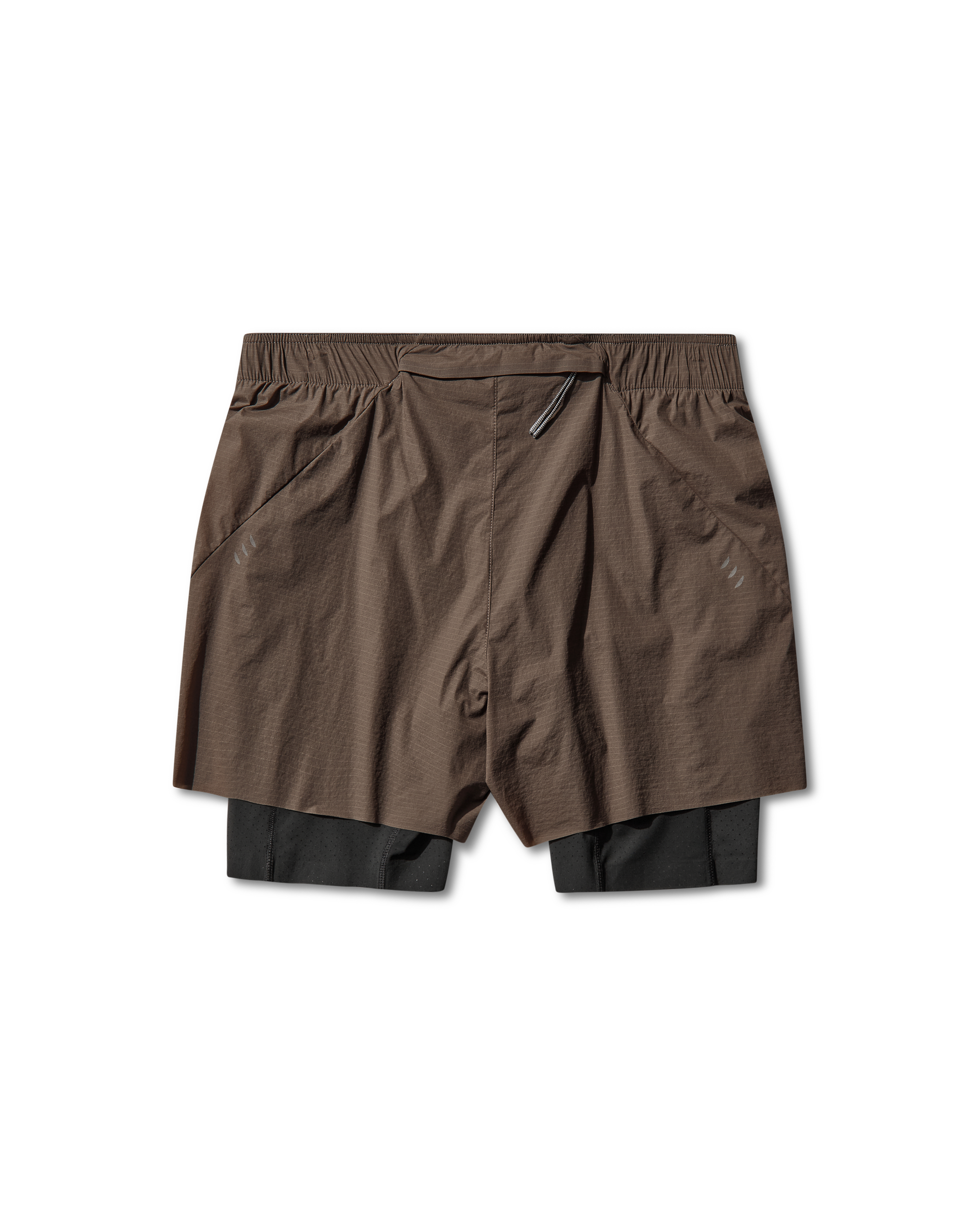 ROA Helder 5 Inch 2-in-1 Running Shorts J339707-S-Brown 10