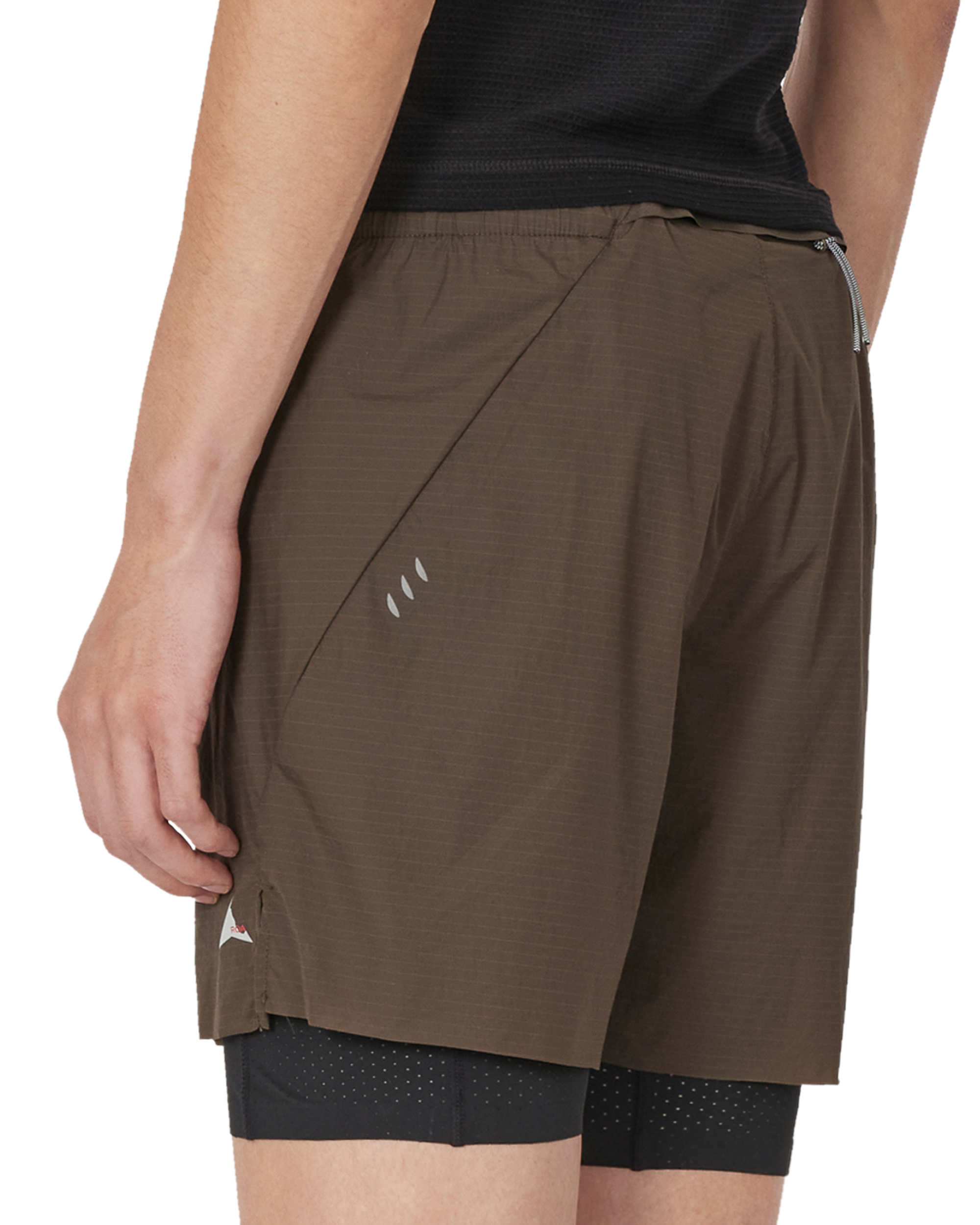 ROA Helder 5 Inch 2-in-1 Running Shorts J339707-S-Brown 7