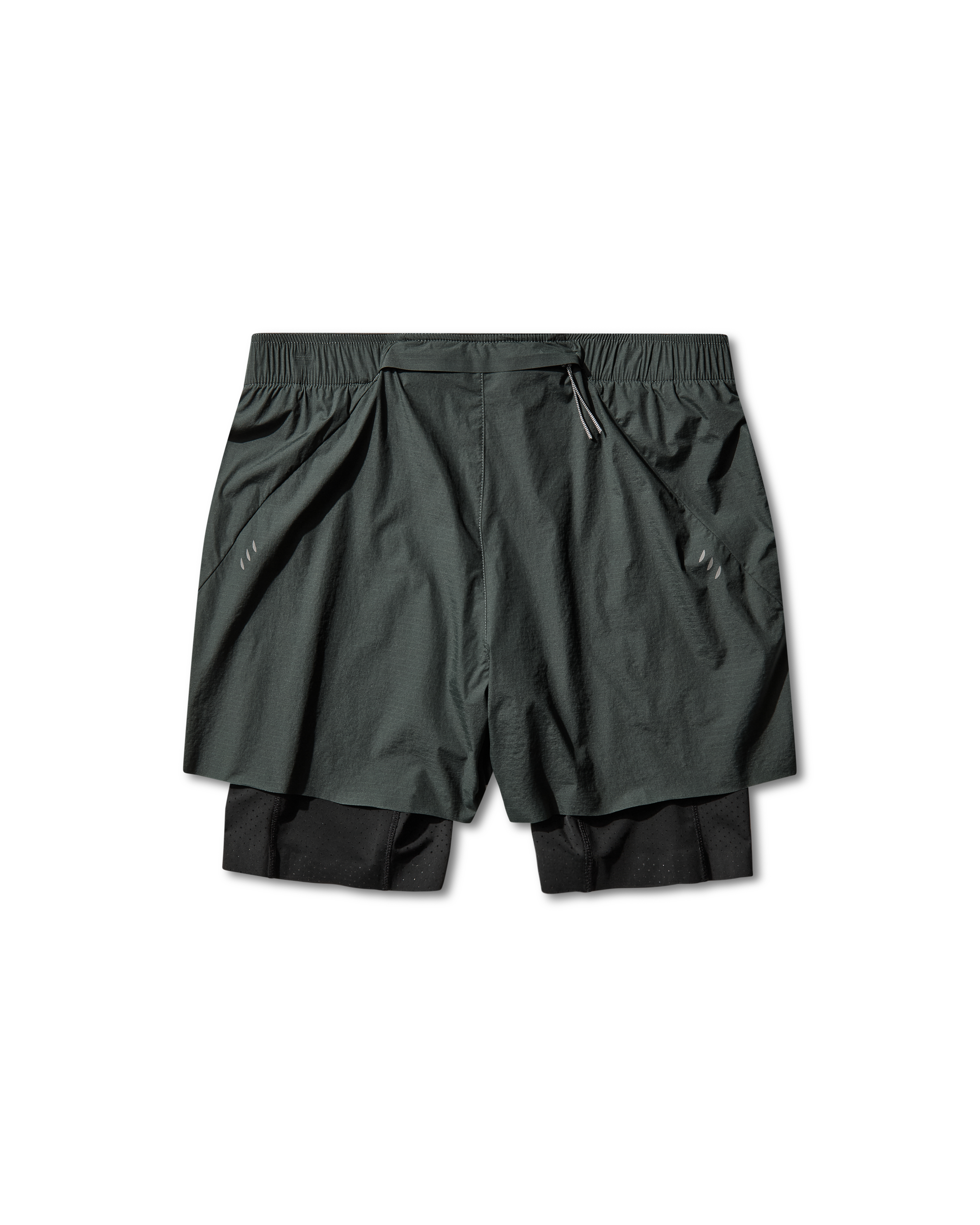 ROA Helder 5 Inch 2-in-1 Running Shorts J339708-M-Green 10