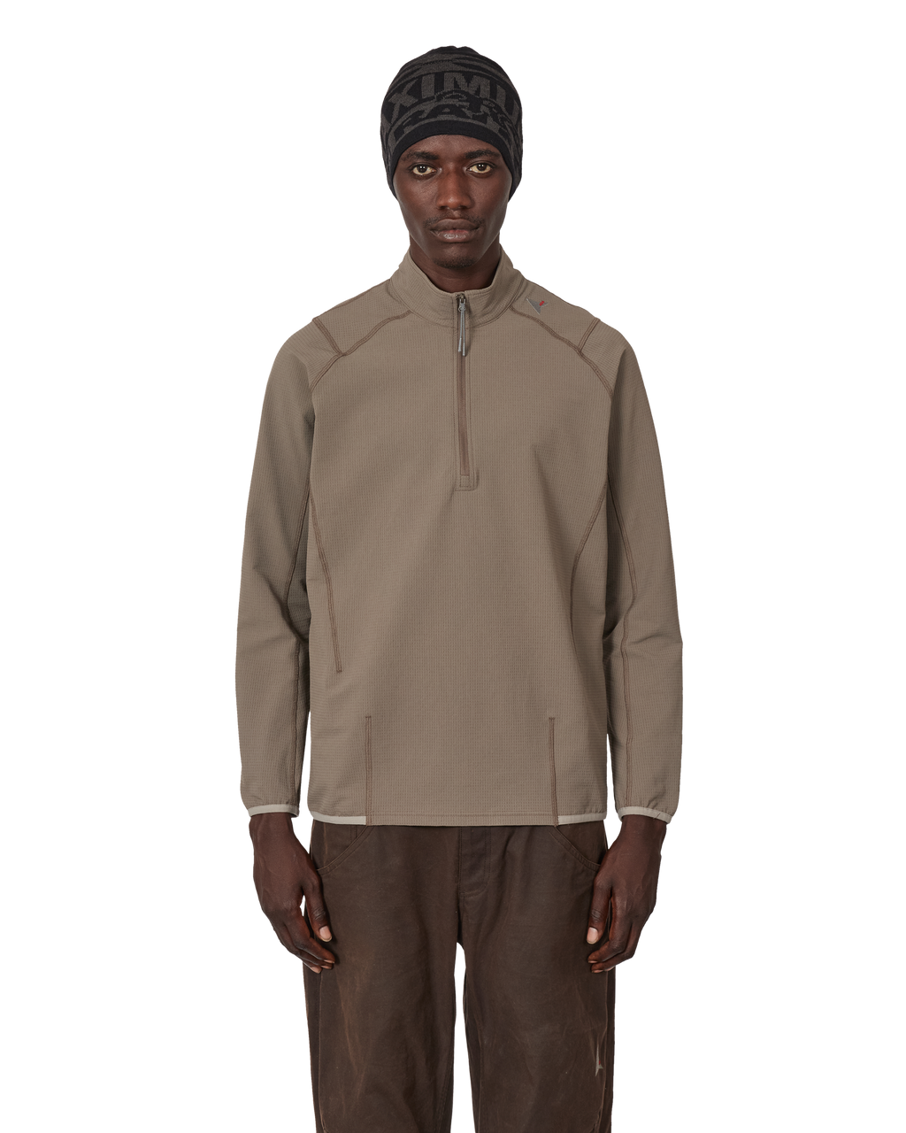 ROA Kimo Thermal Half Zip Midlayer J339709-S-Beige front
