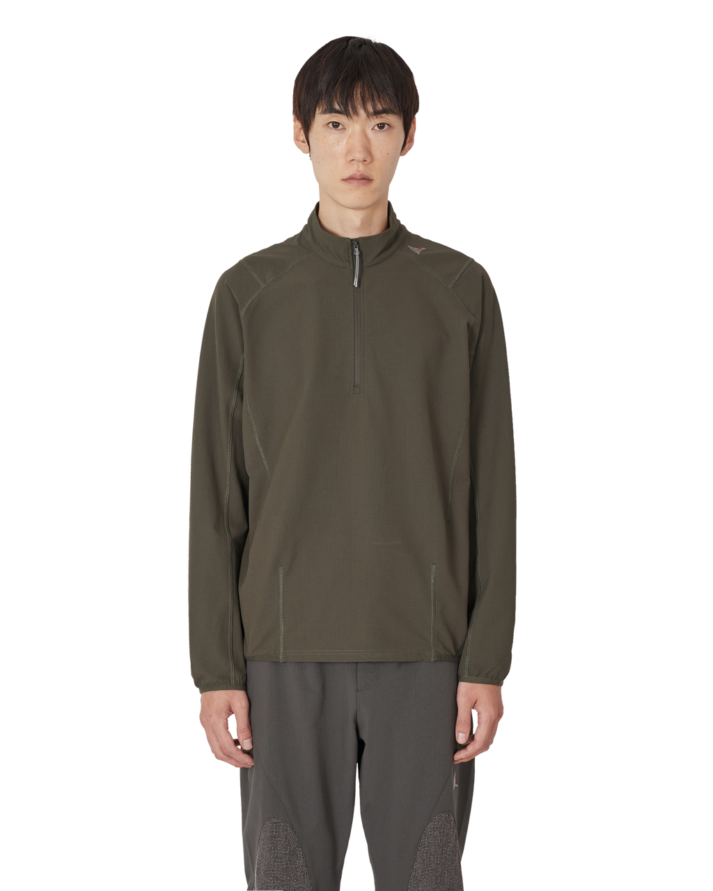 ROA Kimo Thermal Half Zip Midlayer J339710-L-Green front