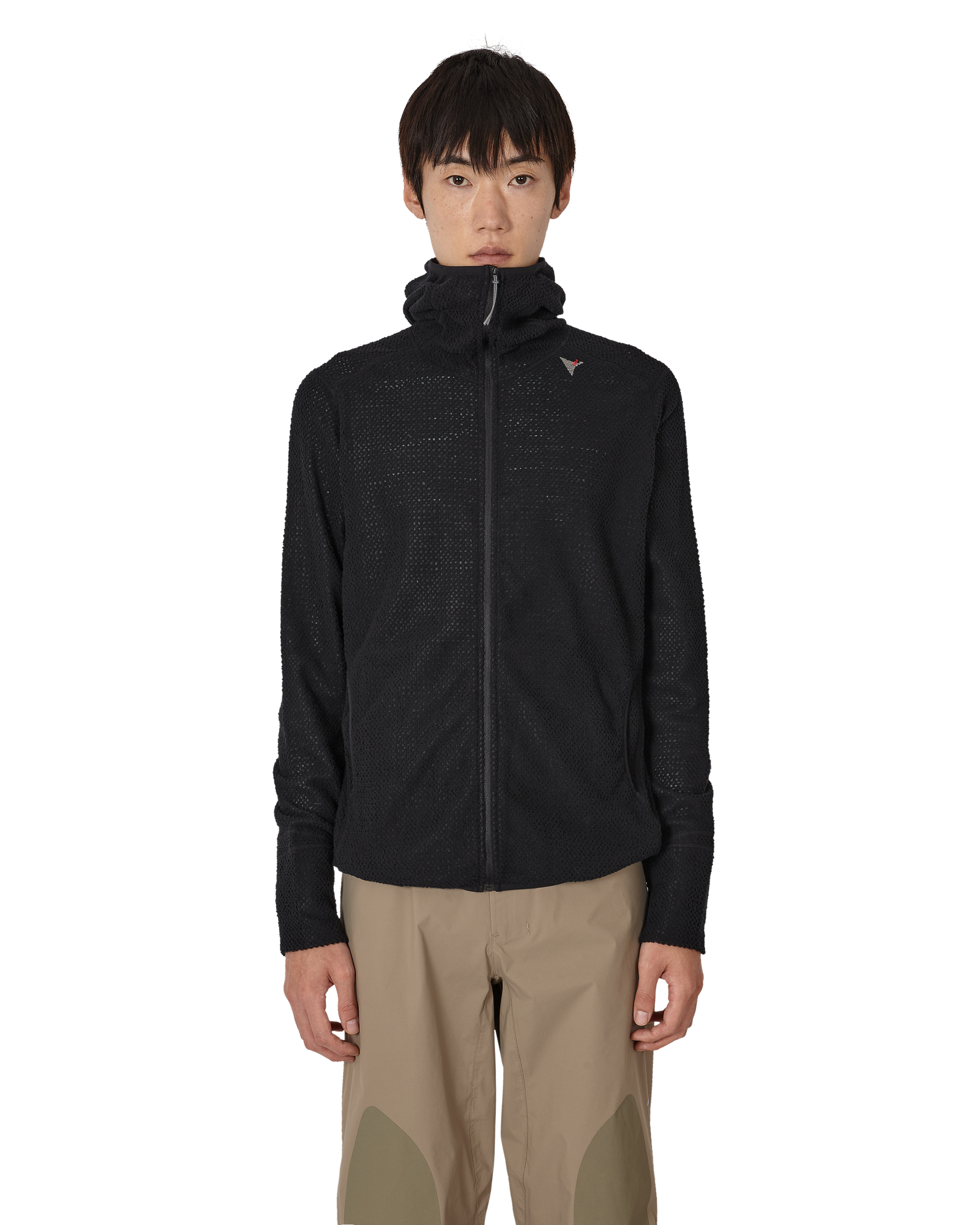 ROA Awi Thermal Zip Up Hoodie J339711-M-Black front